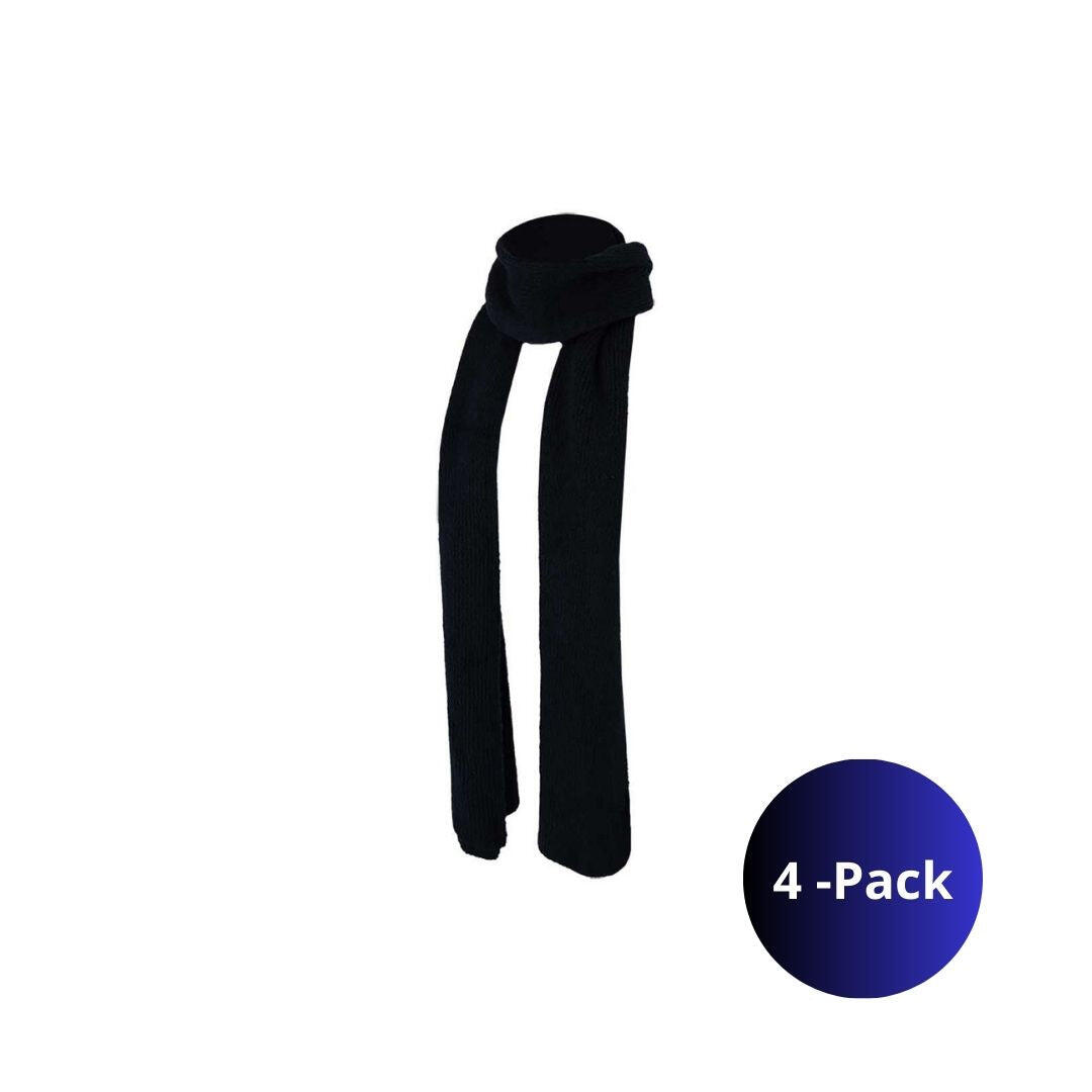 Chusta narciarska damska - prążkowana - jeden rozmiar - 4 sztuki