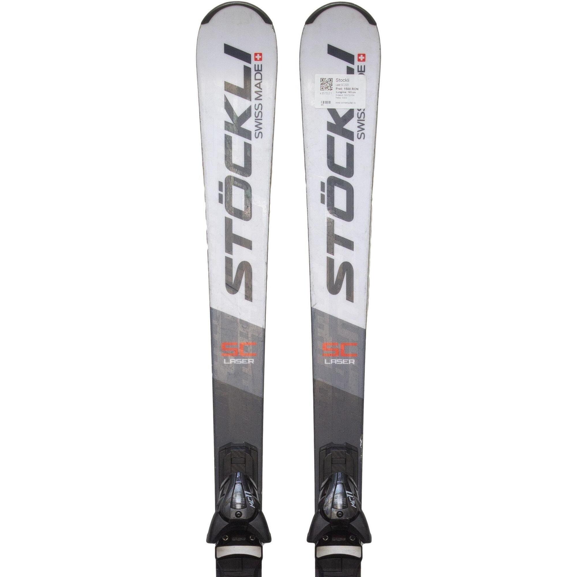 Second Life- Narty STOCKLI Laser SC 2023, 149 cm- Stan bardzo dobry