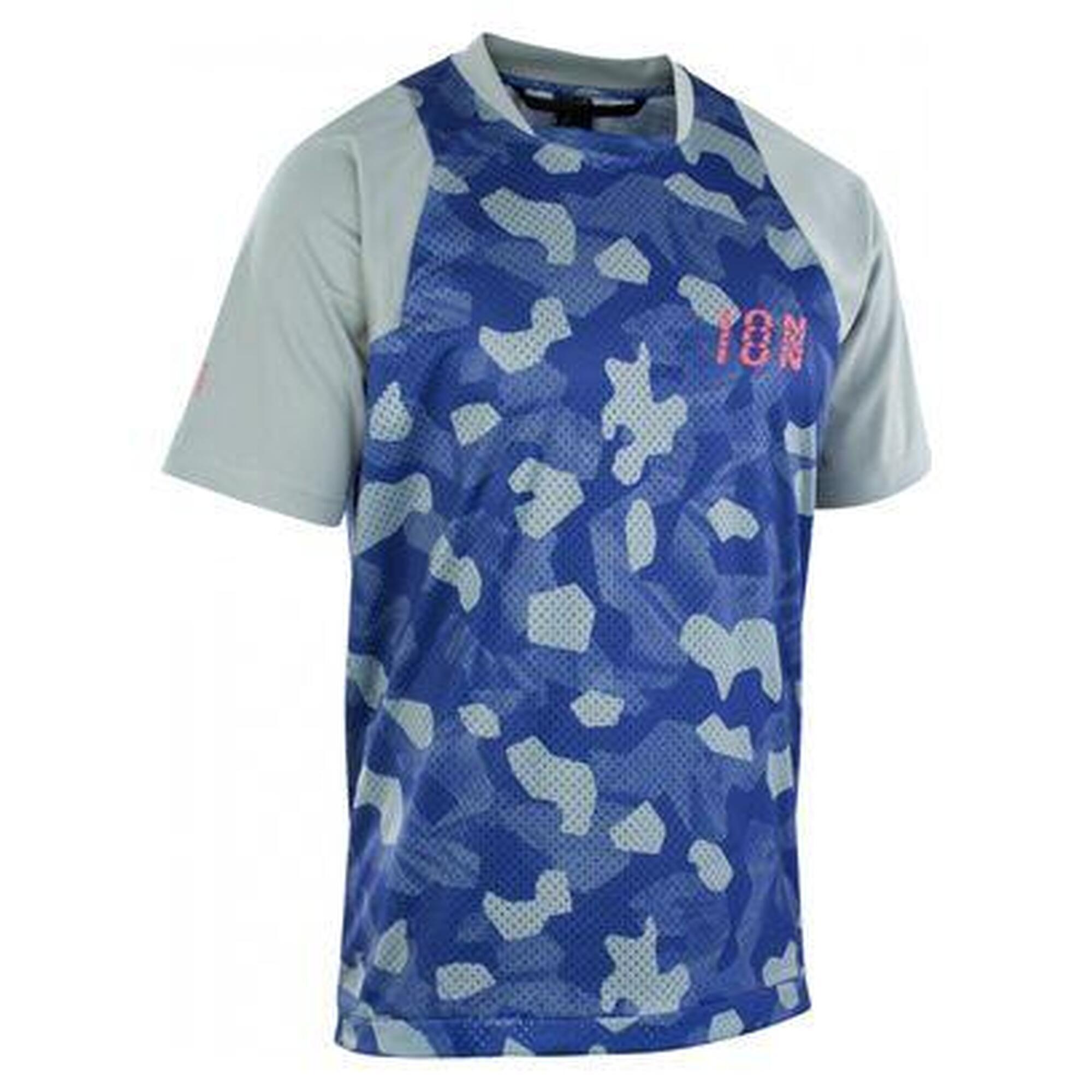 Koszulka rowerowa męska ION Scrub tidal green