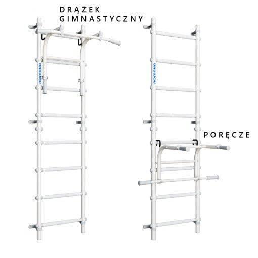 Drabinka gimnastyczna Kometa Next Basic - z drążkiem/poręczem