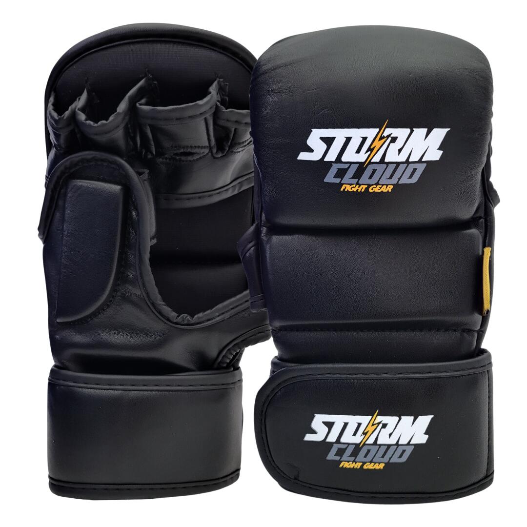 Rękawice MMA StormCloud Sparingowe 7oz Rookie Czarne/Białe S