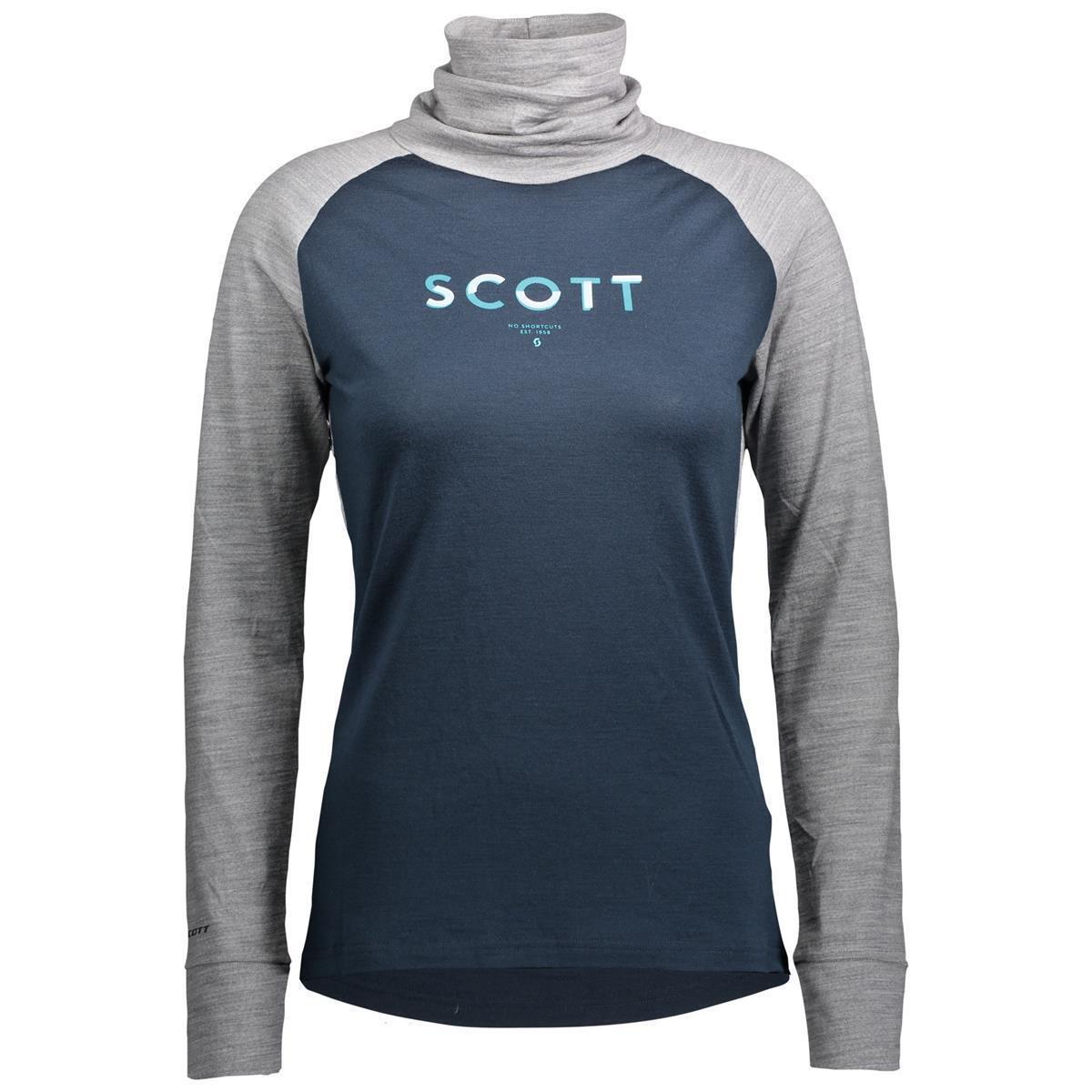 Longsleeve termoaktywny damski SCOTT Defend Merino High Neck