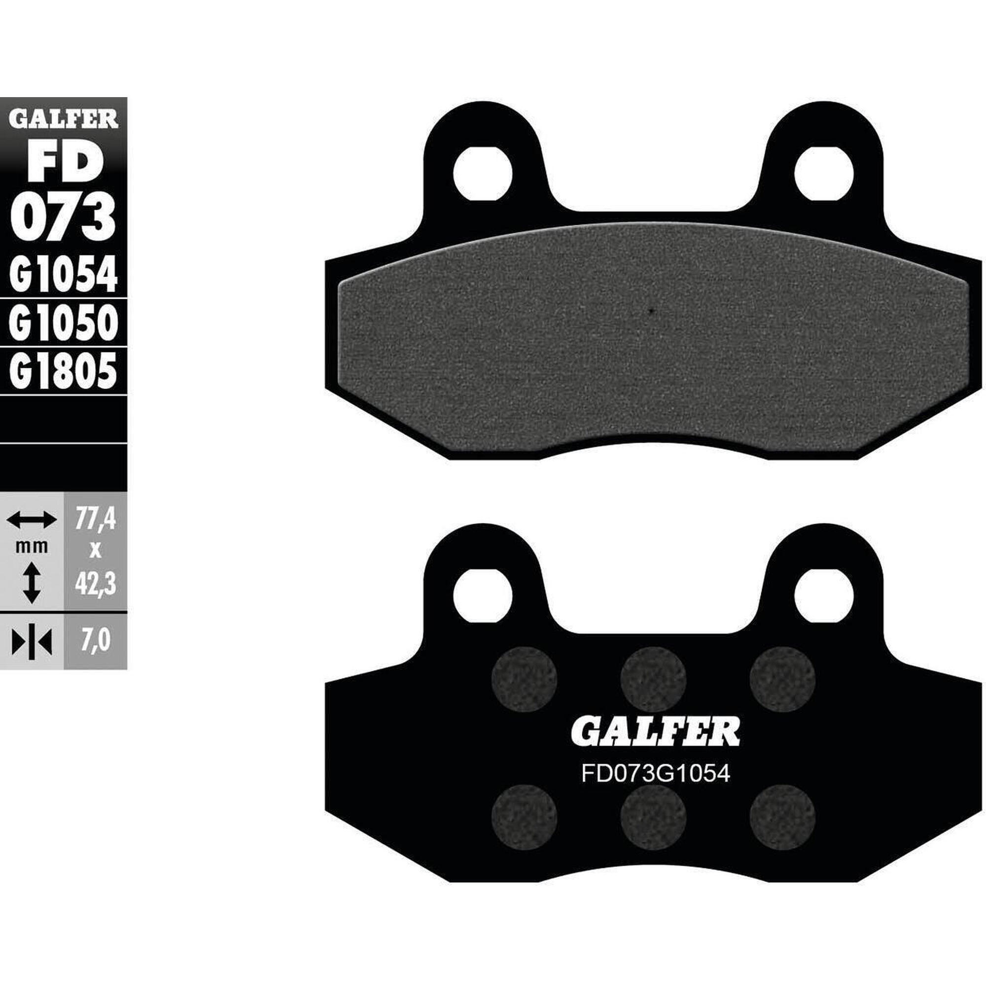 Galfer FD 073 G1054 Organic Brake Pads for Road Cycling