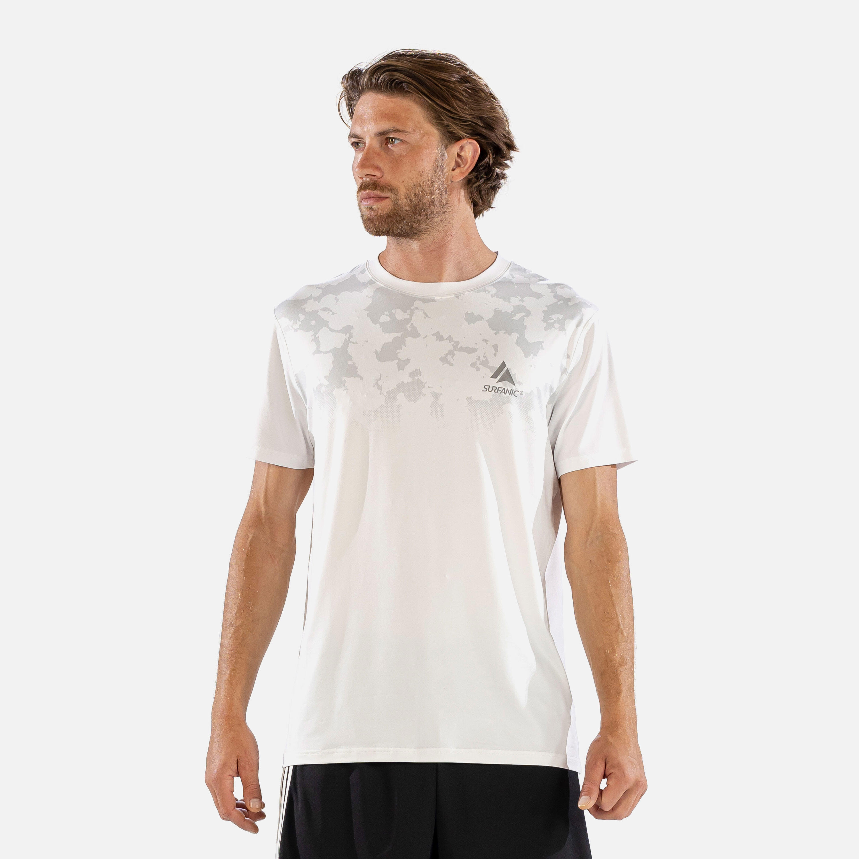 SURFANIC Koszulka Termoaktywna Męska Carbon Dri Krótki Rękaw SWU1300-012