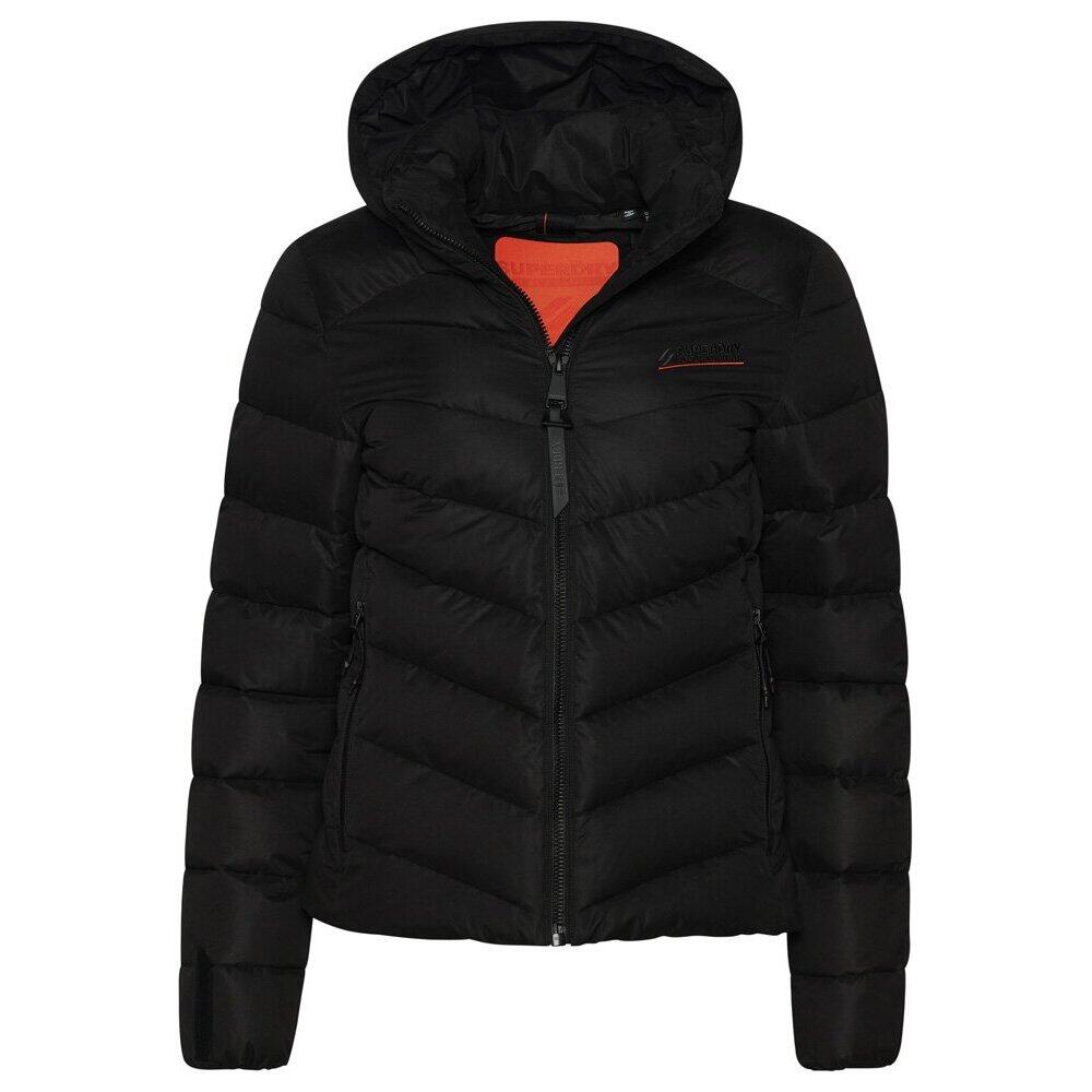 Damska kurtka z kapturem z mikrofibry Superdry