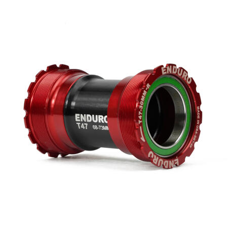 Wspornik dolny Enduro Bearings T47 BB A/C SS-T47-BB30-Red