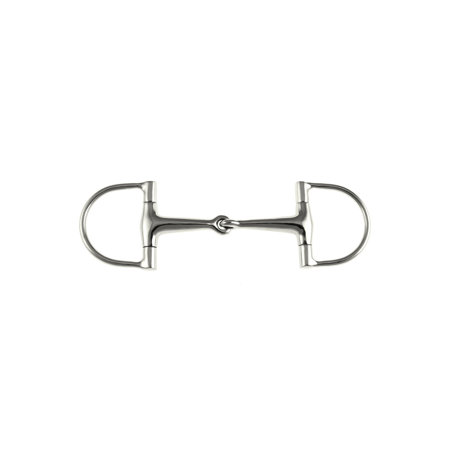 Solid d ring snaffle bit