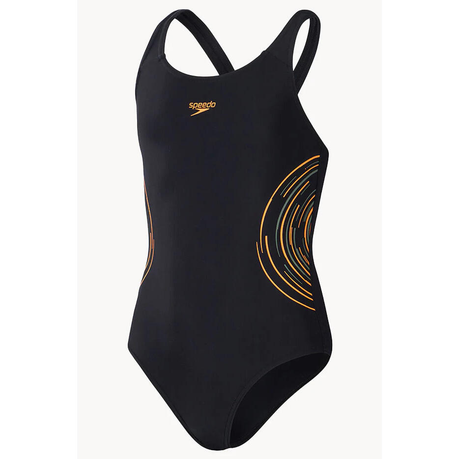 Dziewczęcy jednoczęściowy kostium kąpielowy Speedo Eco Placement Muscleback