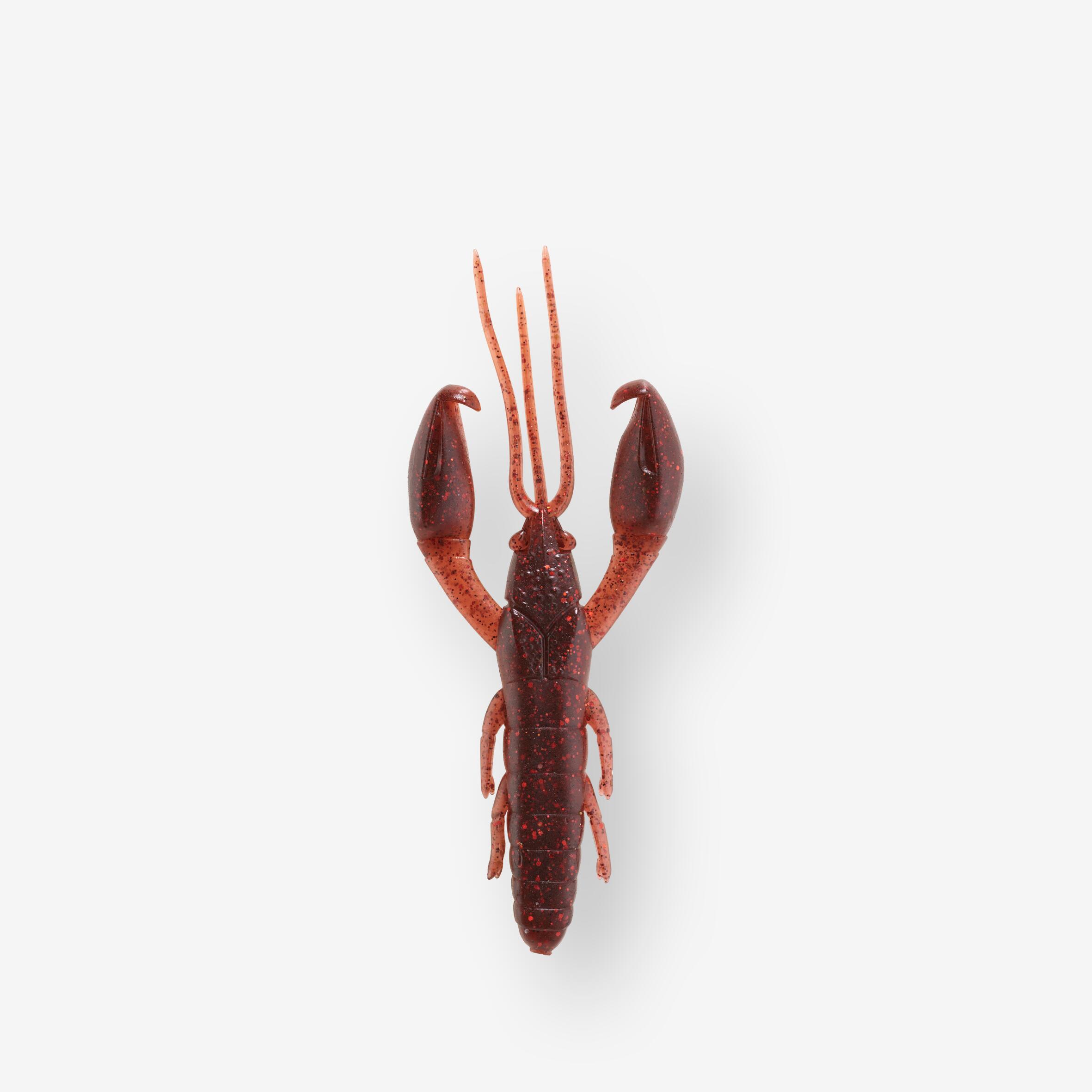 Przynęta miękka z atraktorem Caperlan WXM Yubari CRW 7,5 cm czerw.-czarny rak