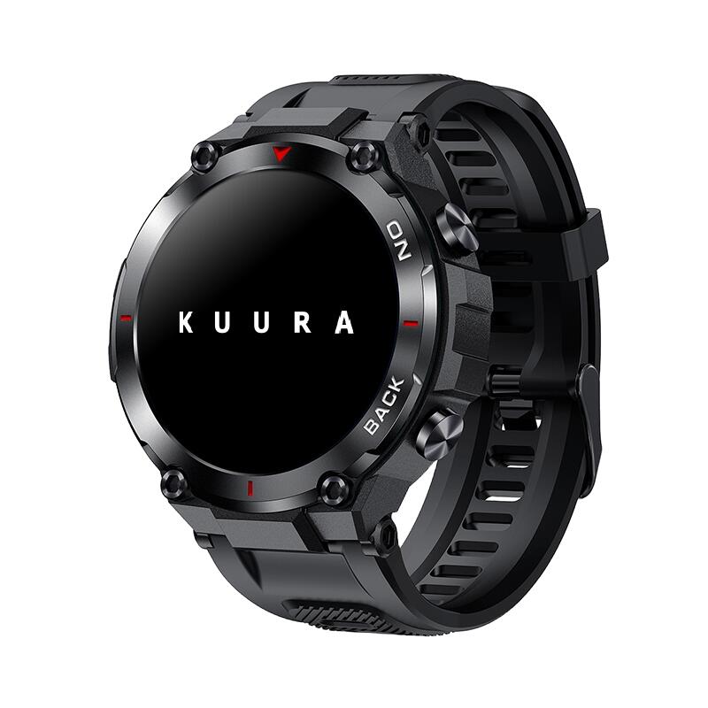 Kuura Inteligentny Zegarek Sportowy S5 GPS V3, Czarny
