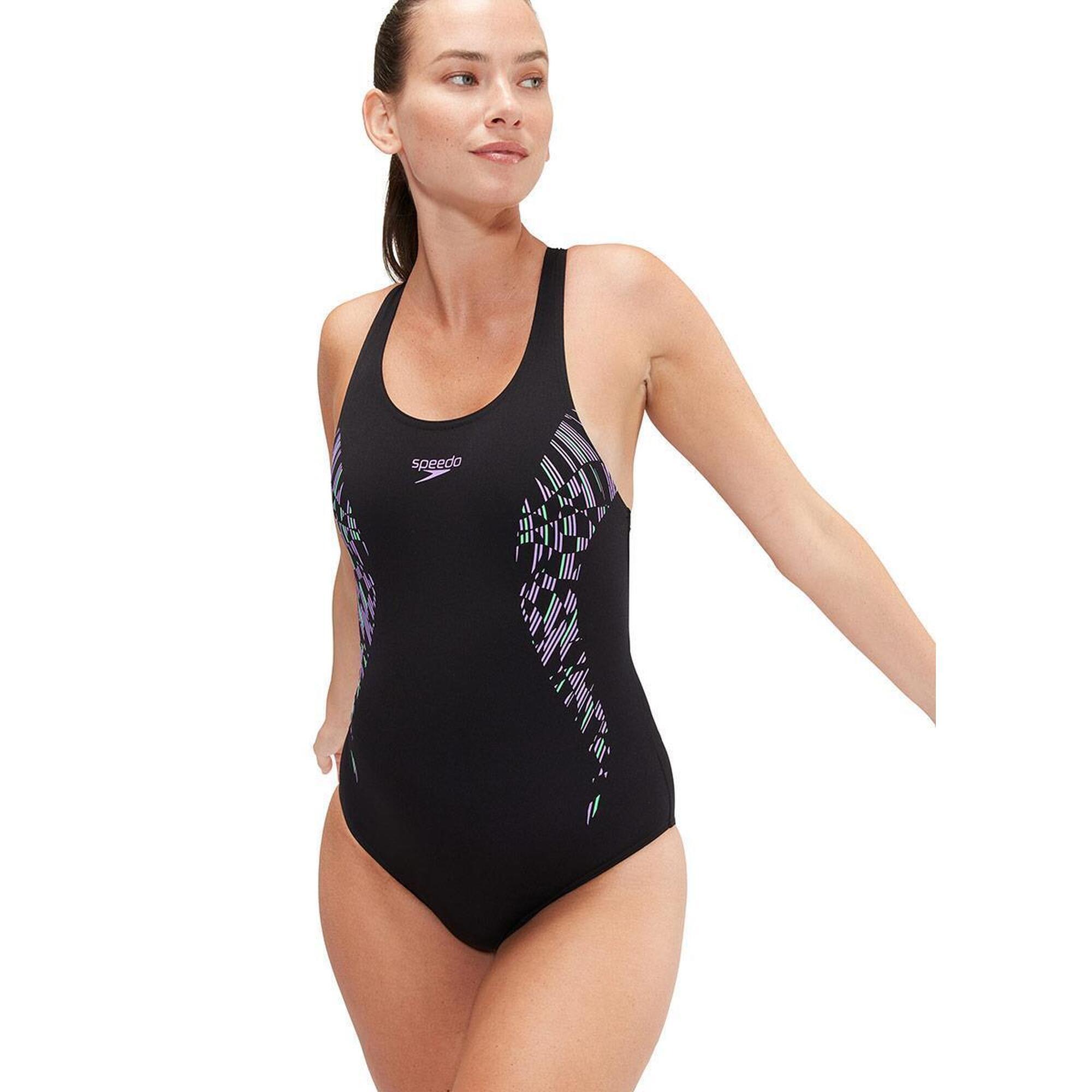 Strój Kąpielowy Speedo Muscleback – Granatowy / Wielokolorowy – Rozmiar 28