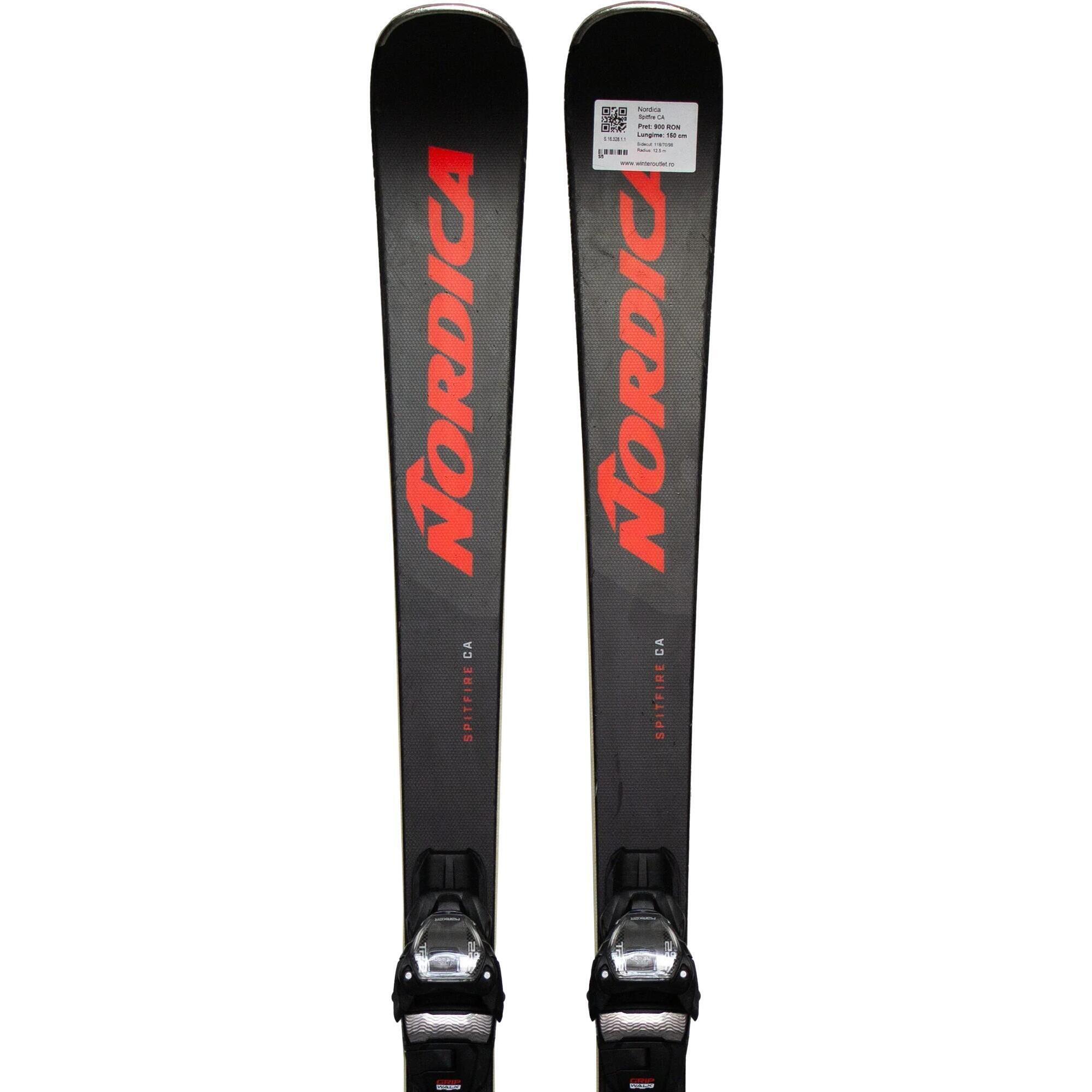 Second Life- Narty NORDICA Spitfire CA, 150 cm- Stan bardzo dobry