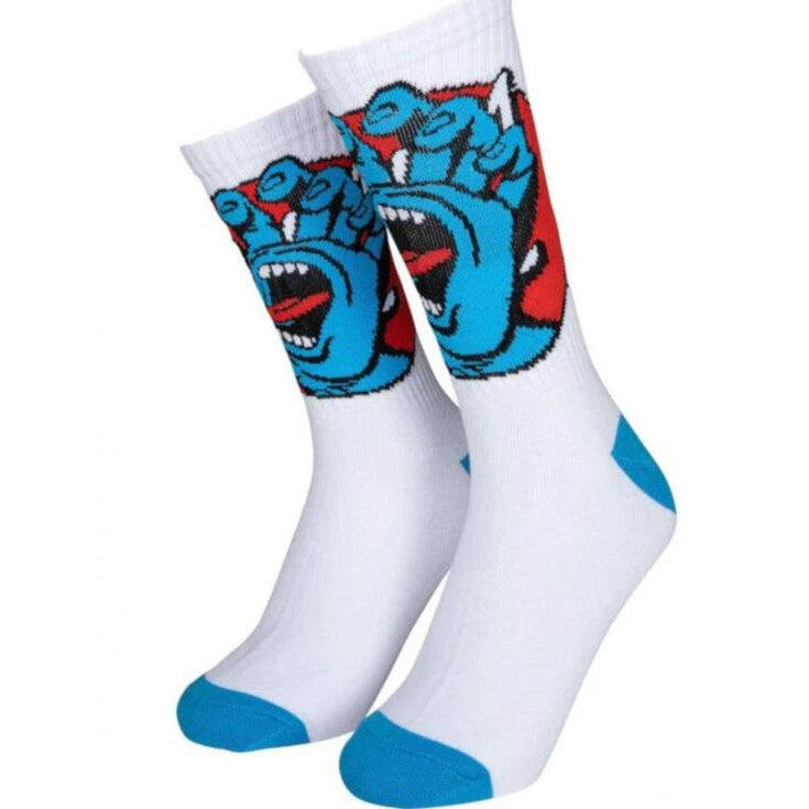 Skarpety Santa Cruz Hand Dot Białe