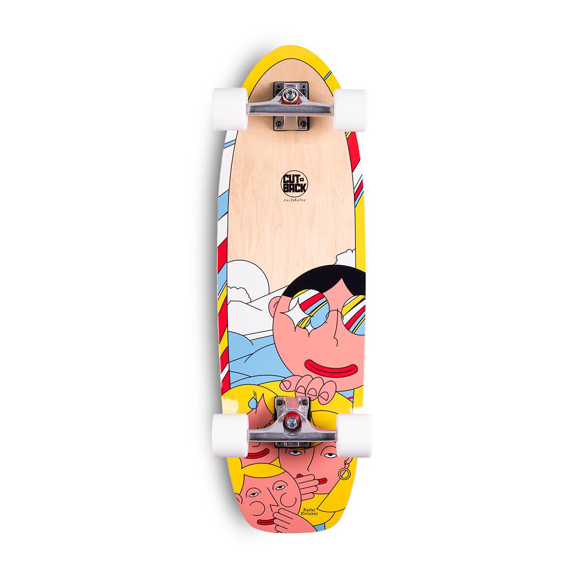 Surfskate Cutback Surfskates Surfer Boy 32"