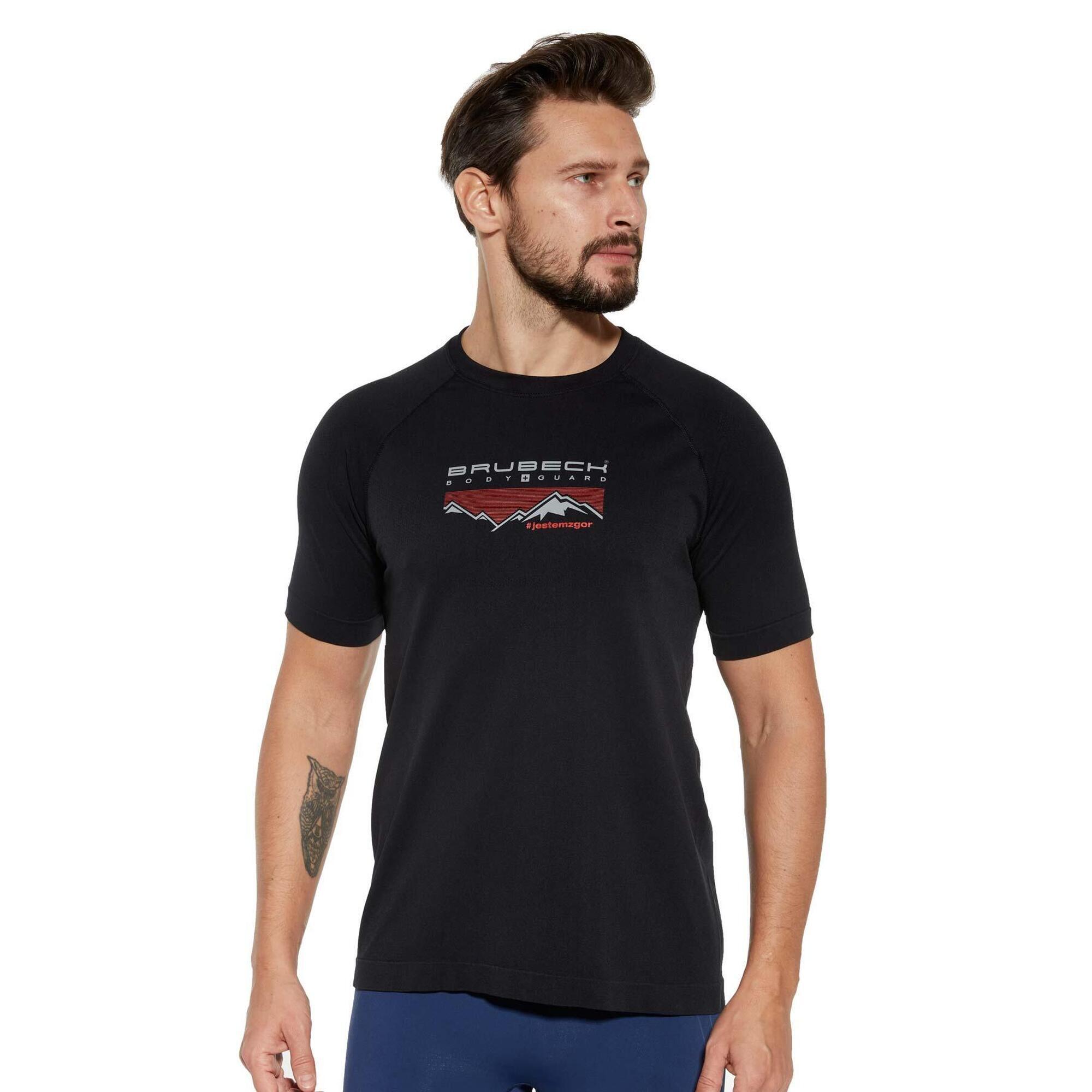 Koszulka turystyczna z krótkim rękawem męska Brubeck Dynamic