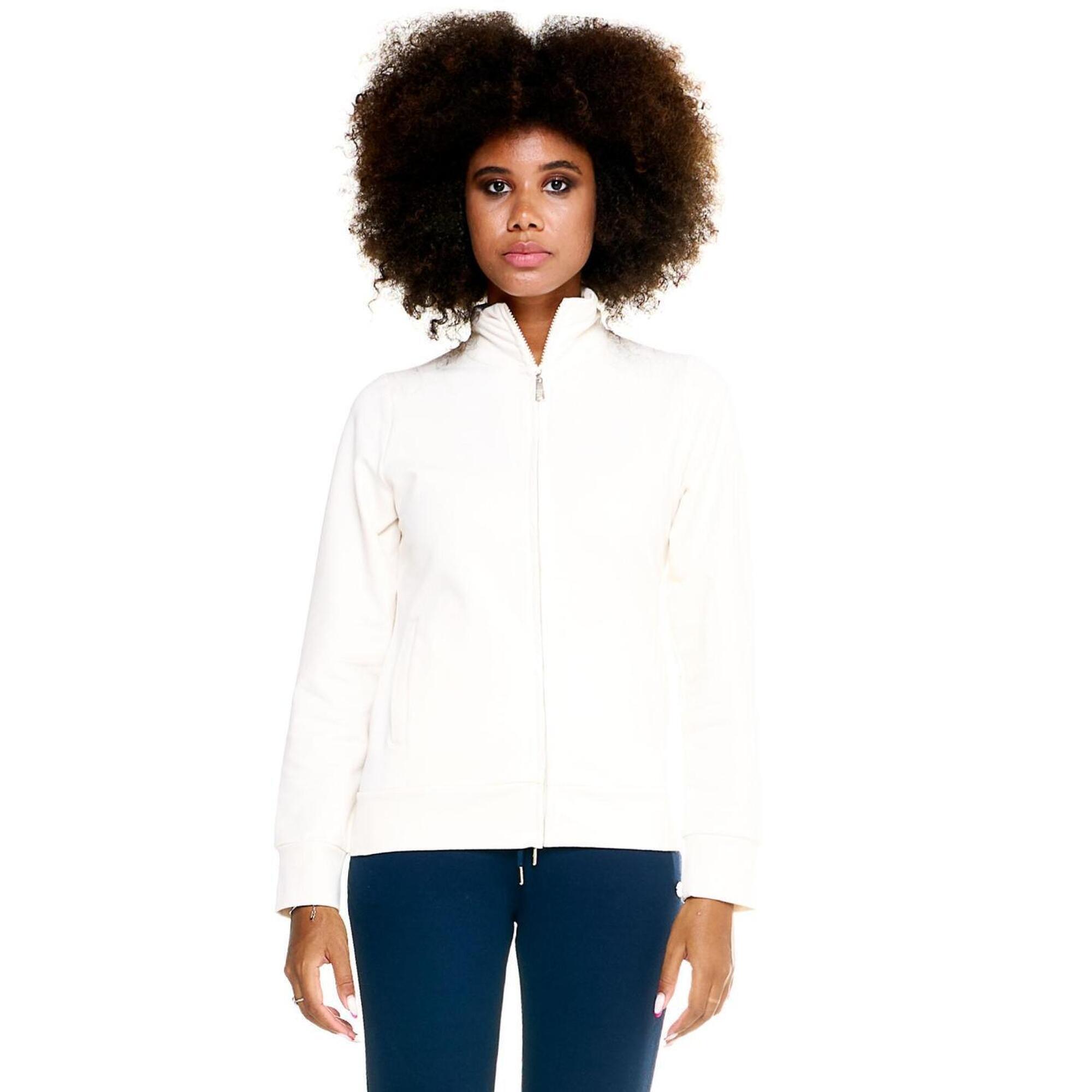 Damska bluza Leone Basic z zamkiem błyskawicznym na całej długości