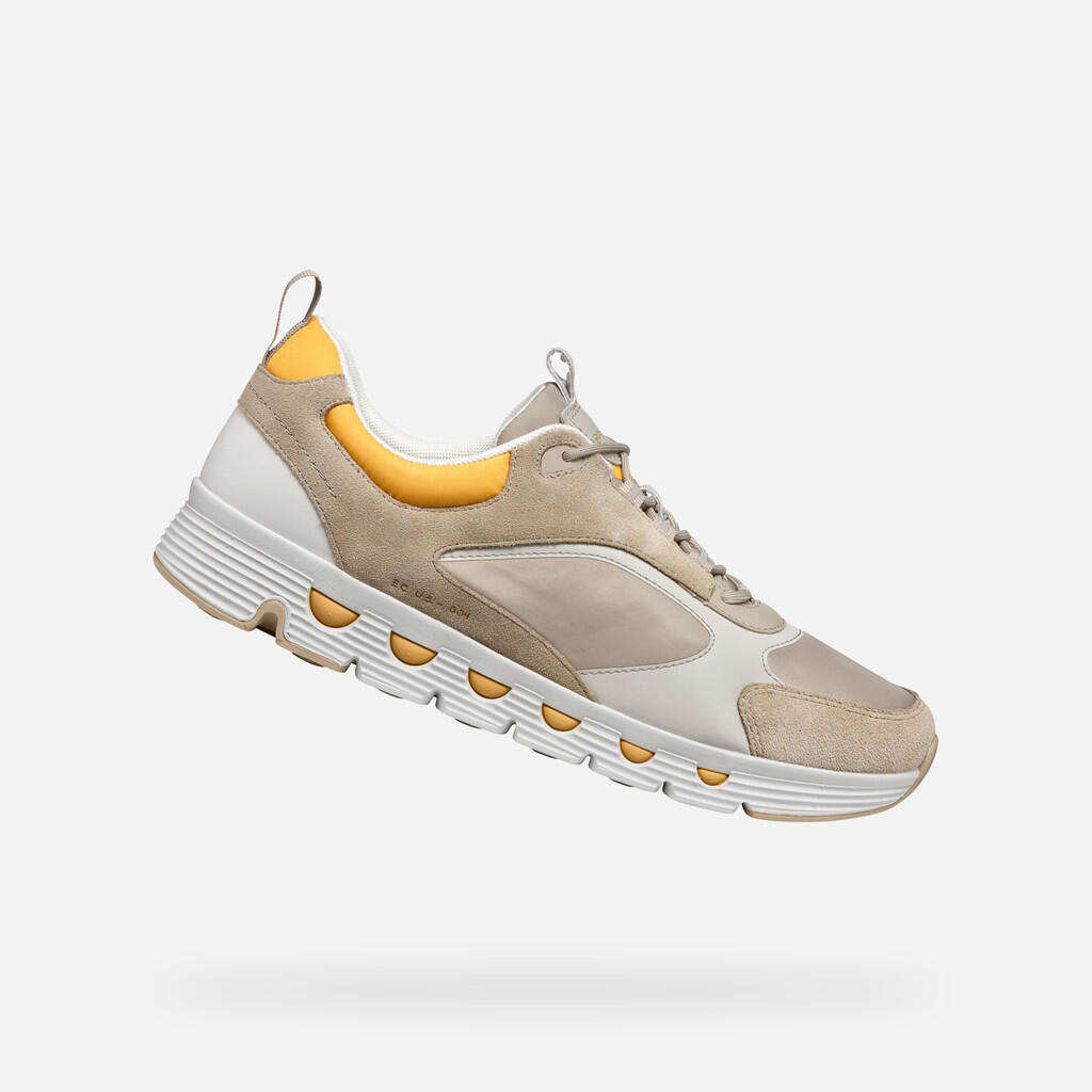 Tenisówki Geox Model 0fu22 U Spherica Kolor Beżowy