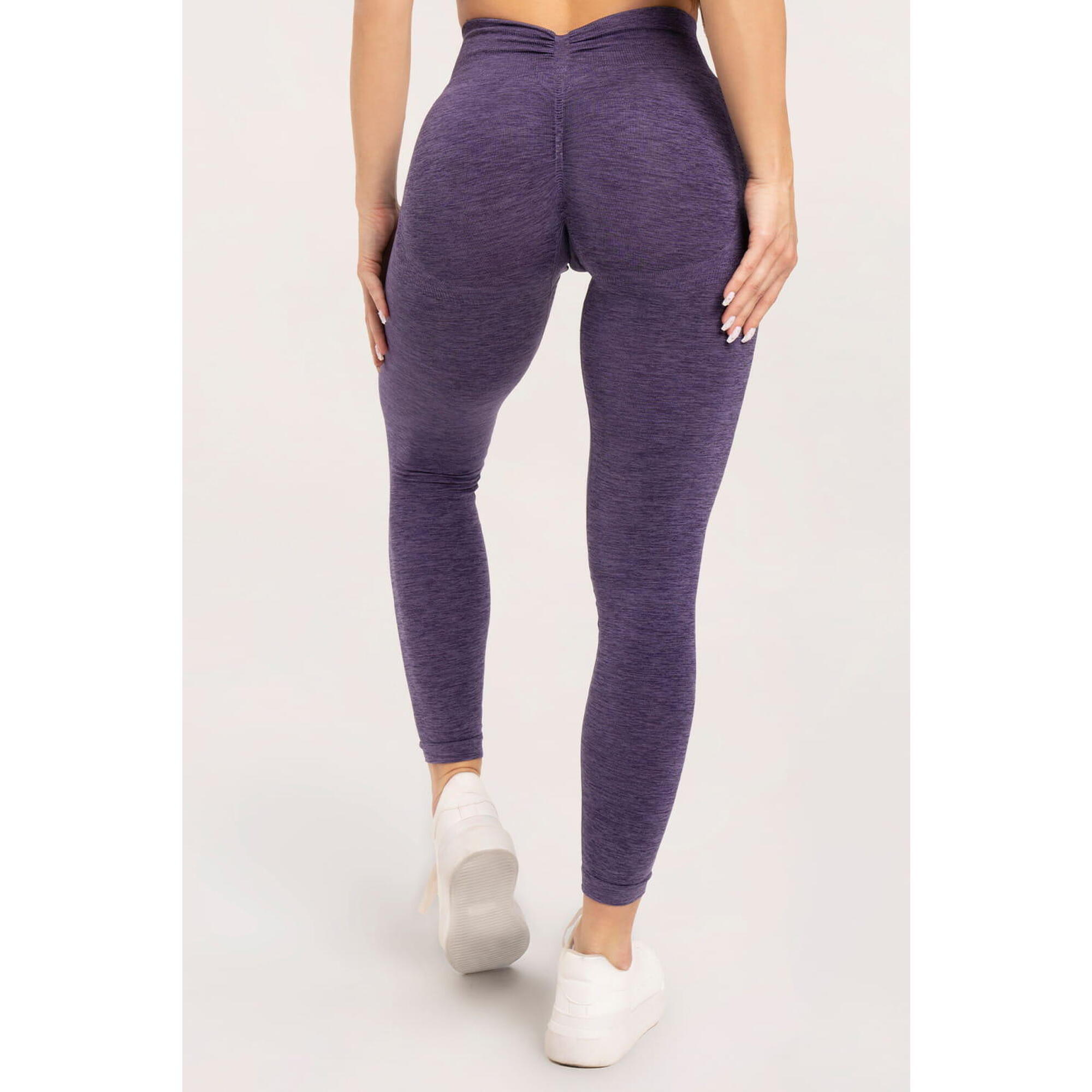 Legginsy fitness damskie Gym Glamour seamless deep push up