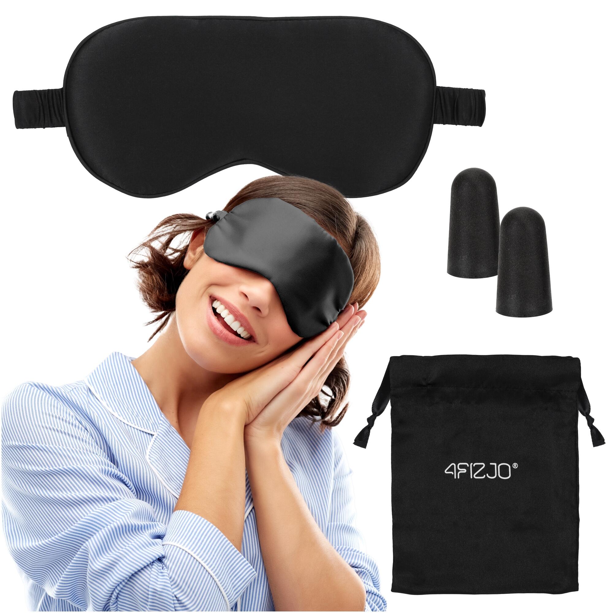 Jedwabna opaska na oczy do spania 4FIZJO