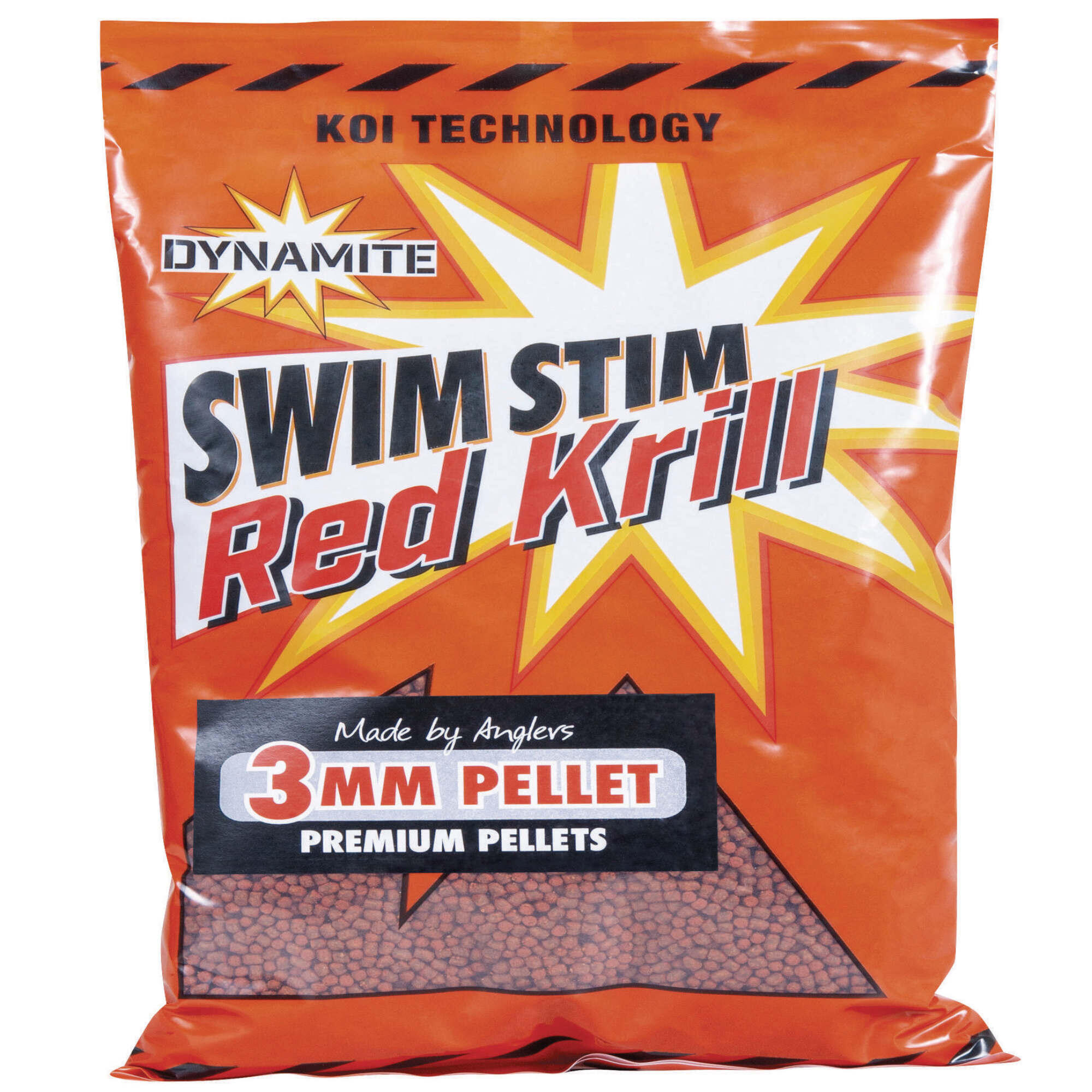 Pellet Zanętowy Dynamite Baits Swim Stim Red Krill 3Mm 900G