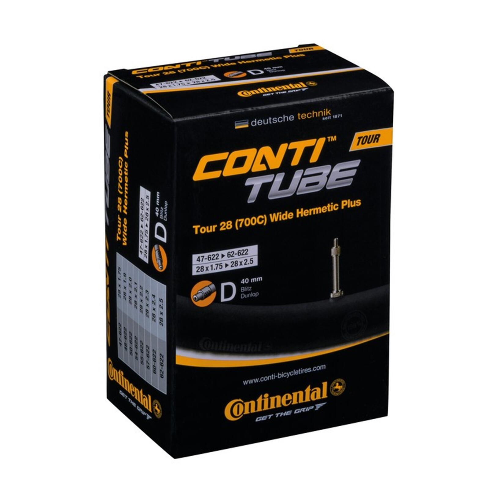 Dętka 28" Szeroka - 54-584->62-622 - Zawór Kciukowy 40 Mm