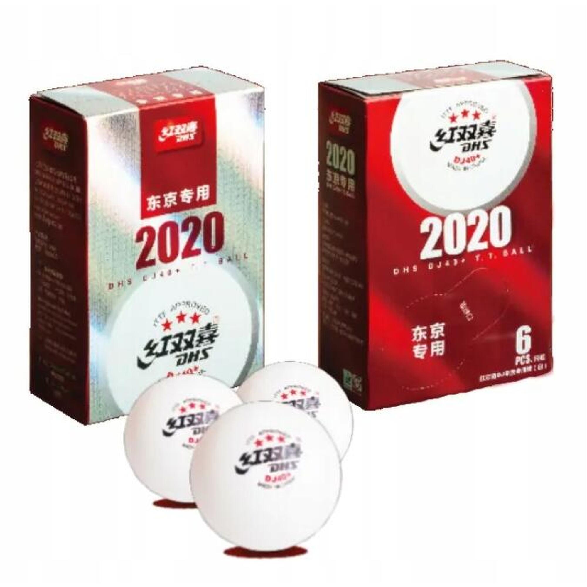 PIŁECZKI do TENISA STOŁOWEGO ping ponga DHS World Tour TOKYO DJ40+ 3***