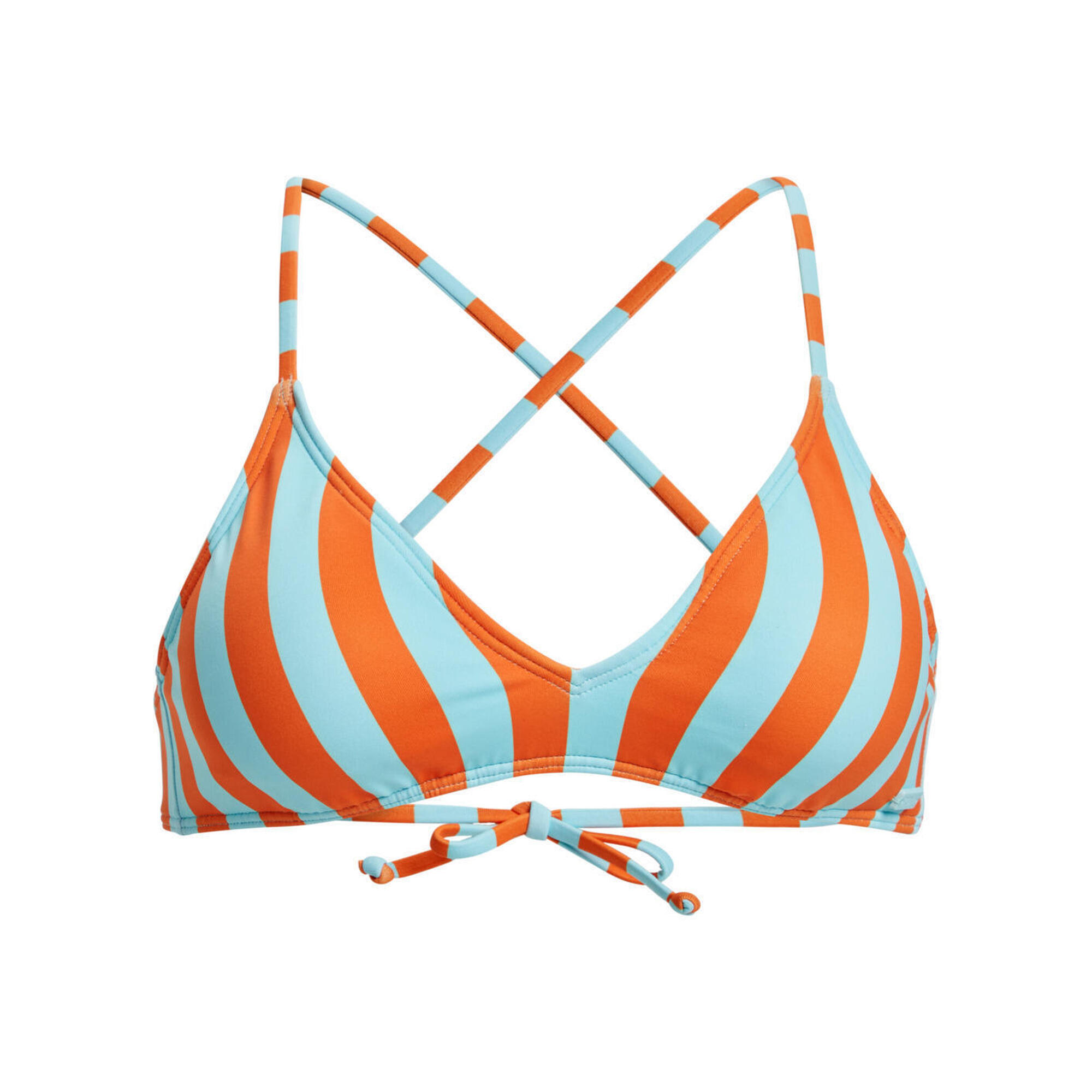 Stanik bikini typu bralette dla Kobiety PT BEACH CLASSICS Niebieski