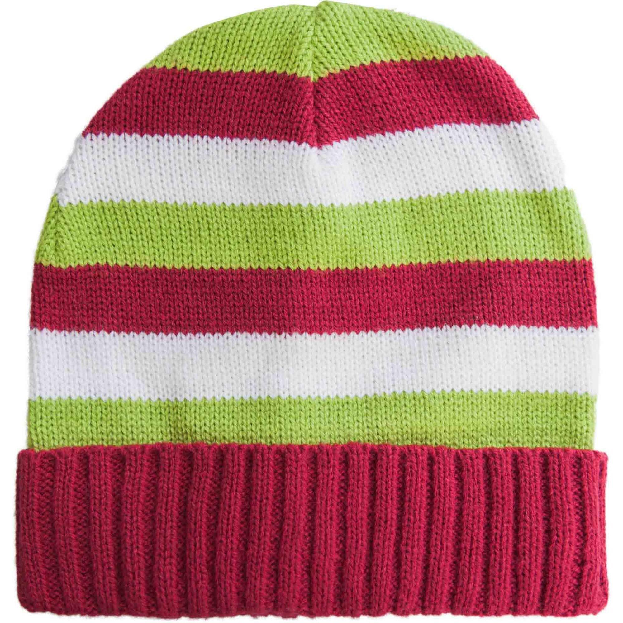 Zimowy czapka Rookie 55 w paski do jazdy na rowerze