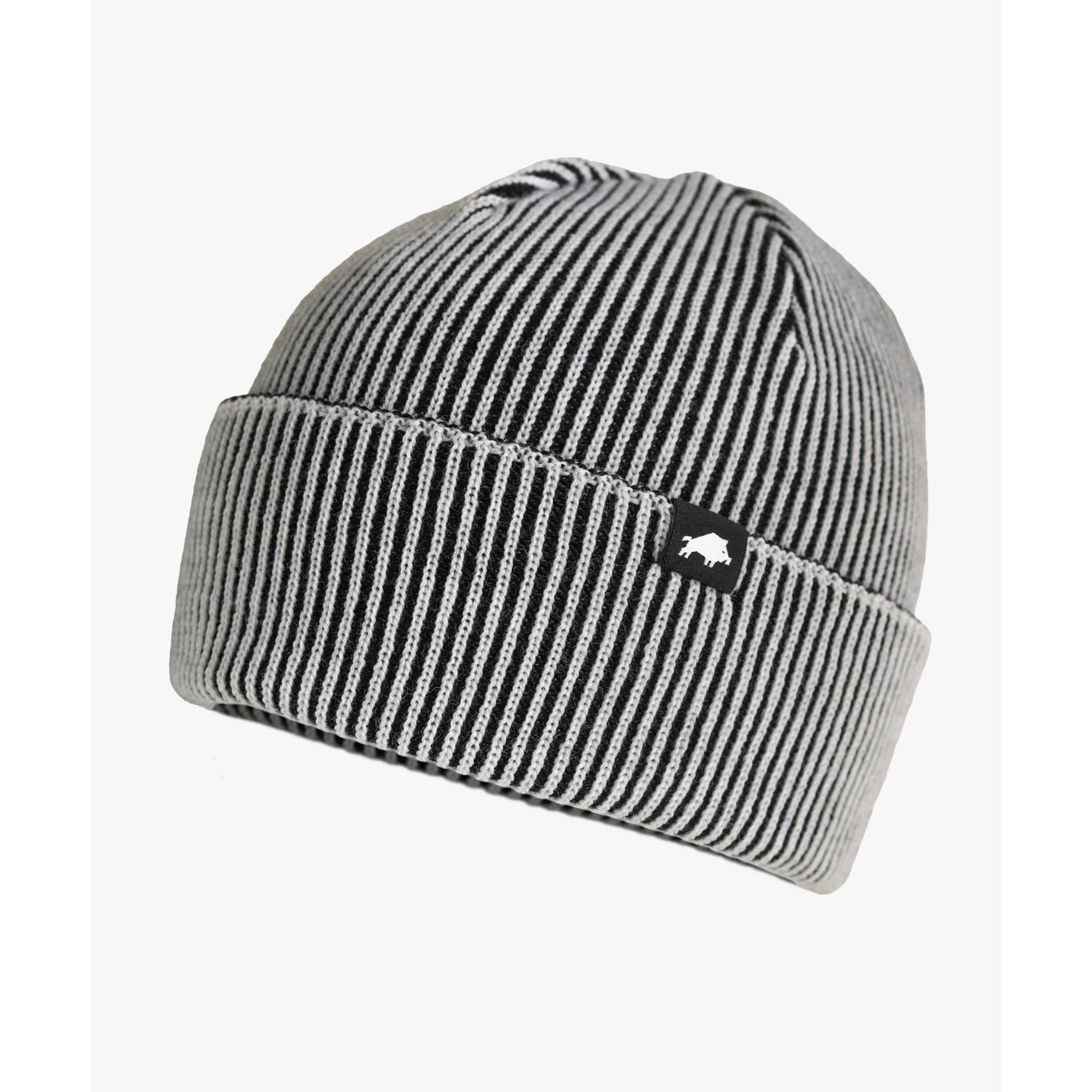 Czapka zimowa DZIK® biało-czarna