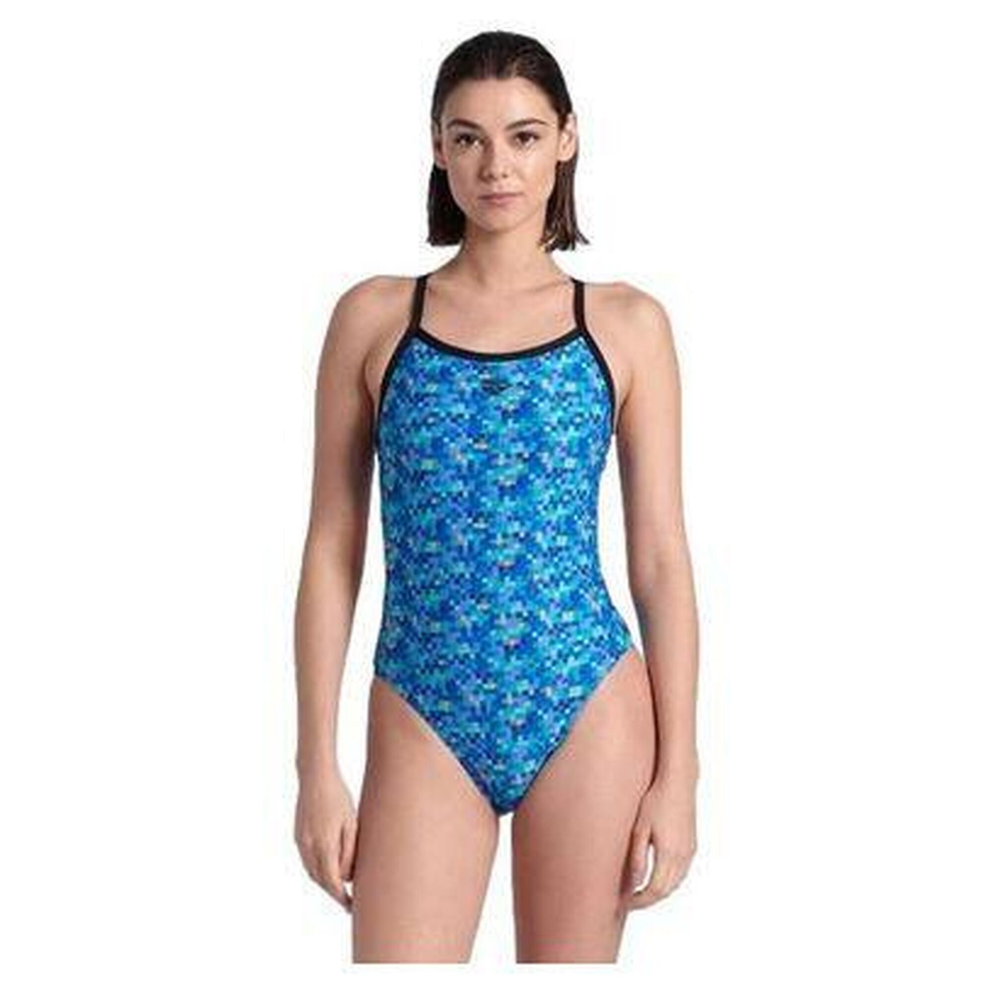 Damski kostium kąpielowy 1-częściowy Arena Pooltiles Challen