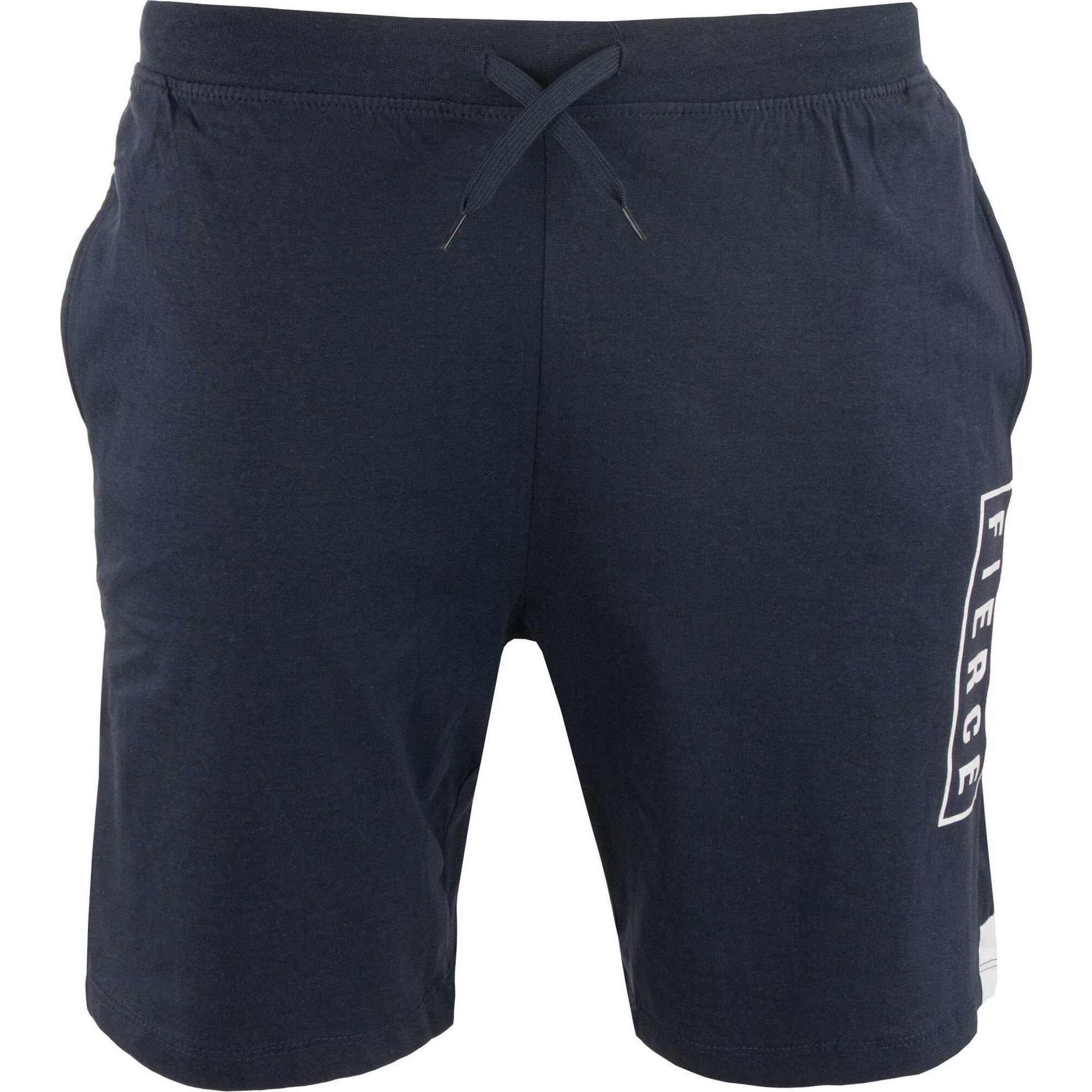 Navy XL Męskie szorty sportowe - oddychające i elastyczne