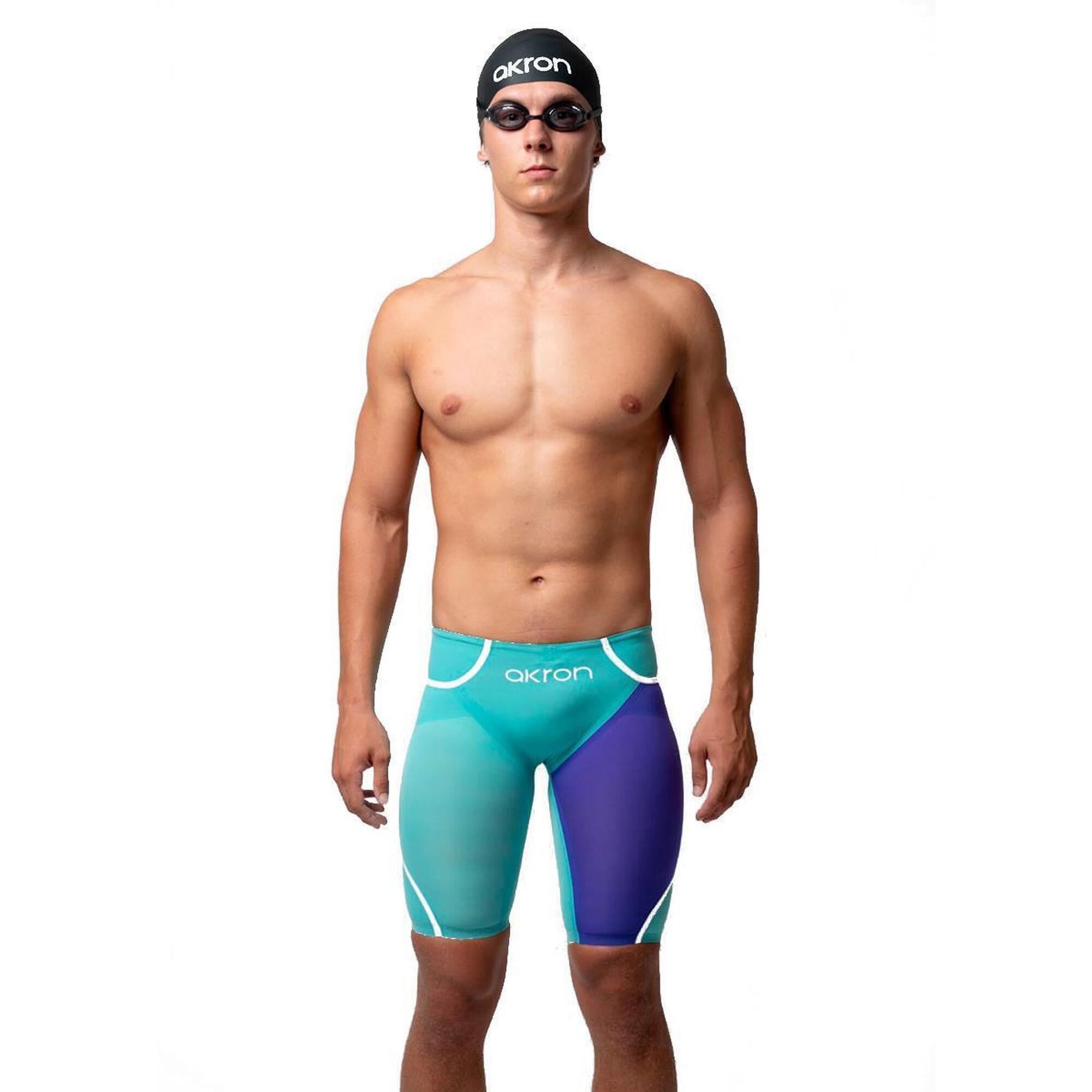 Akron Venom Hero Mens Jammers - Tiffany / Violet - Rozmiar 20