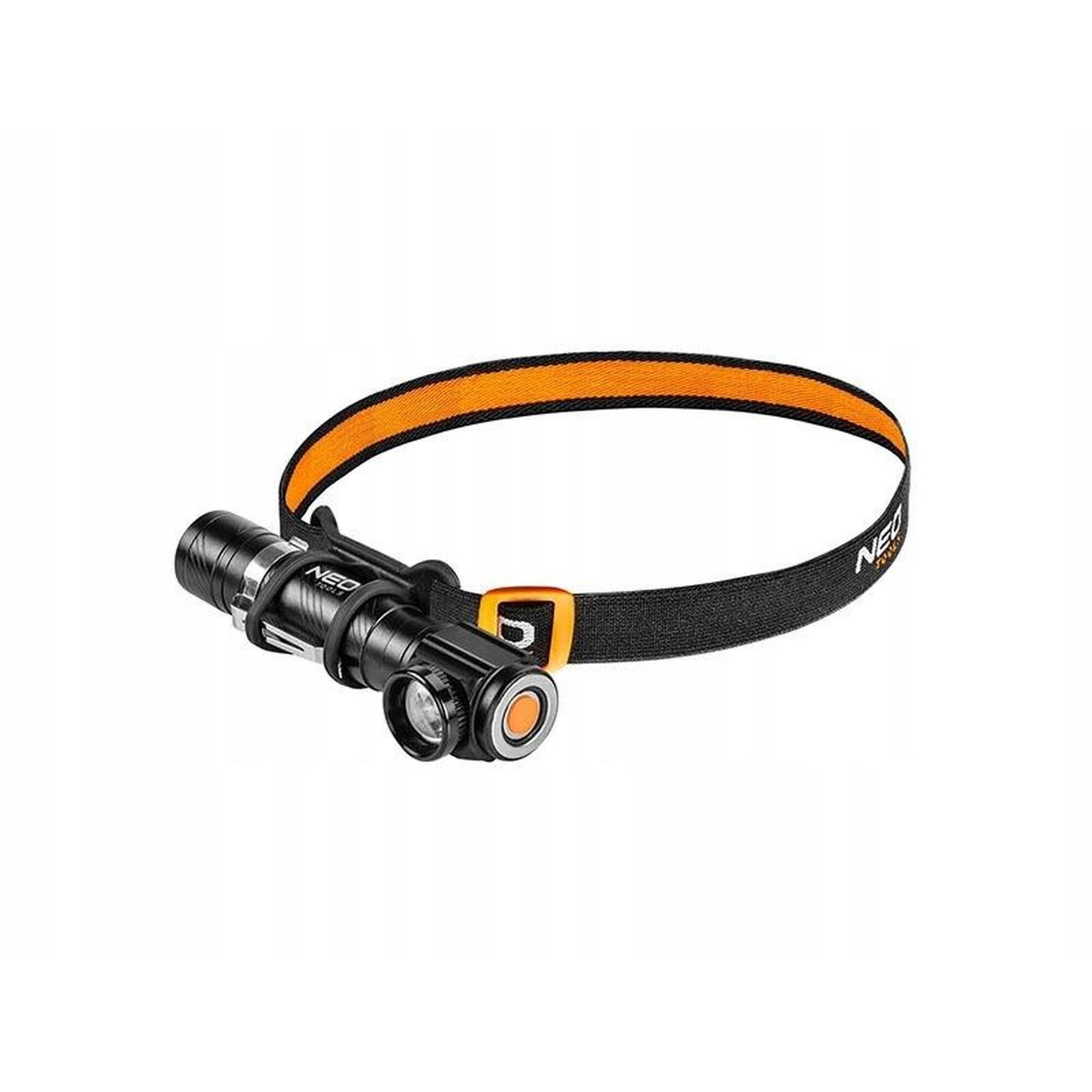 Latarka czołowa akumulatorowa USB 800 lm