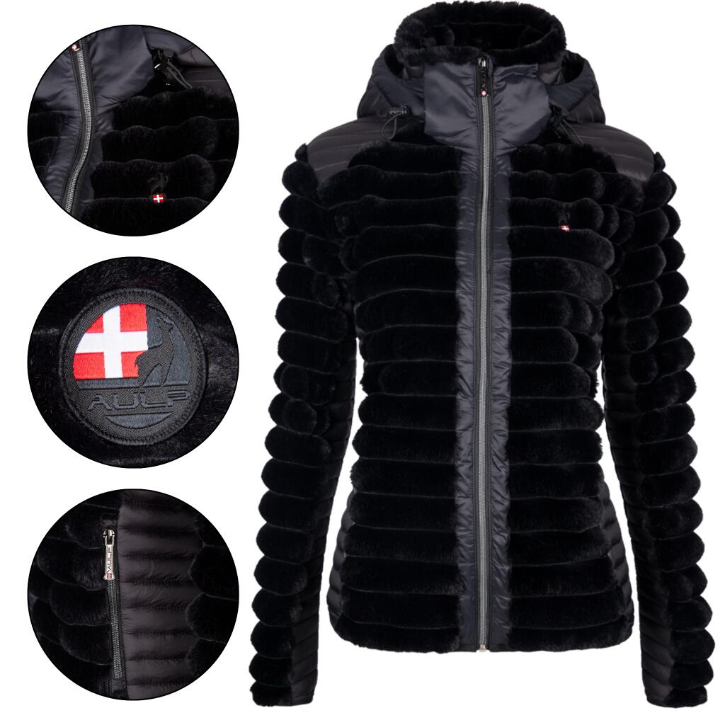 Kurtka damska zimowa AULP NOTIL z kapturem