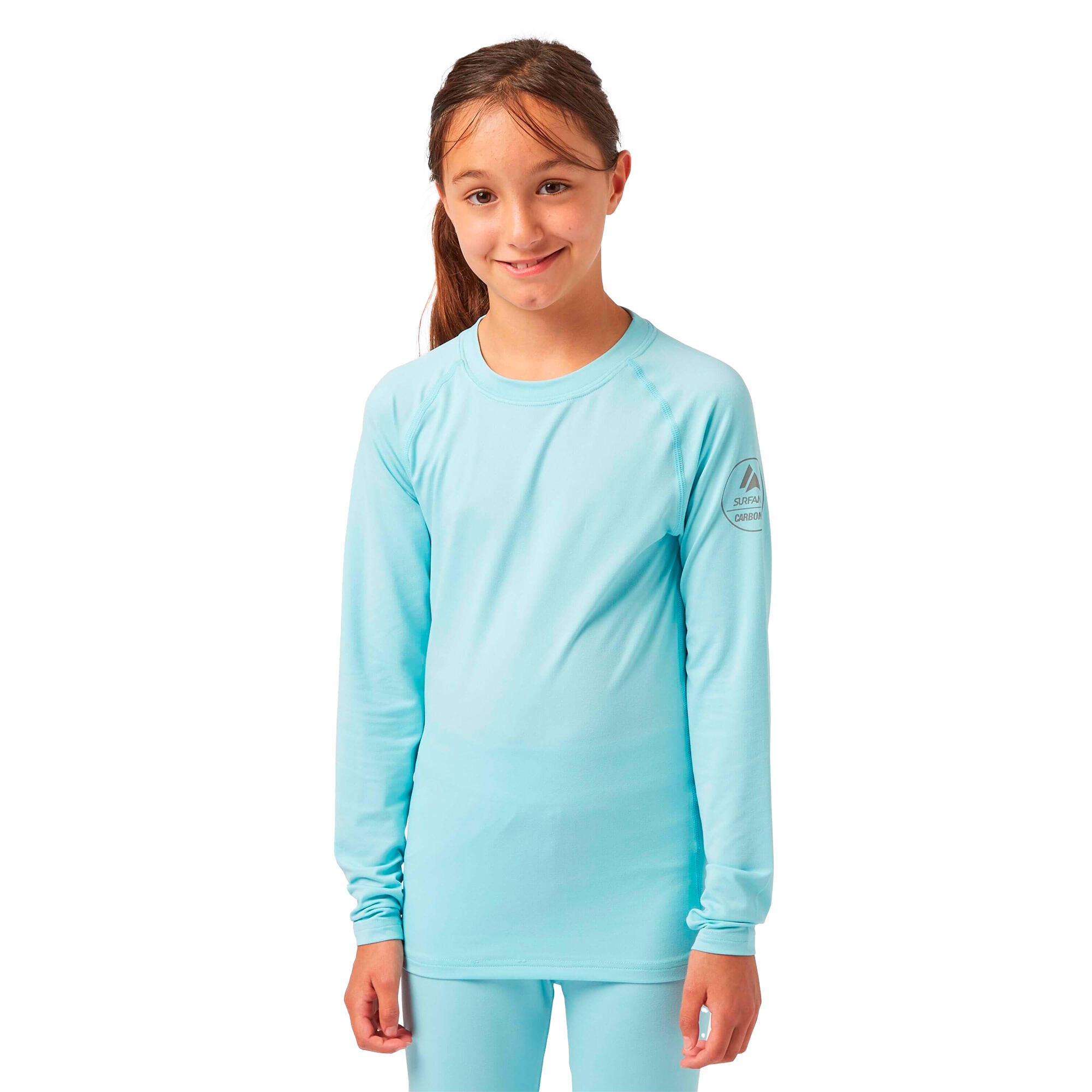 Surfanic Dziewczęca Koszulka Termoaktywna Carbon Dri–Aktywny Węgiel–SWX4601-596