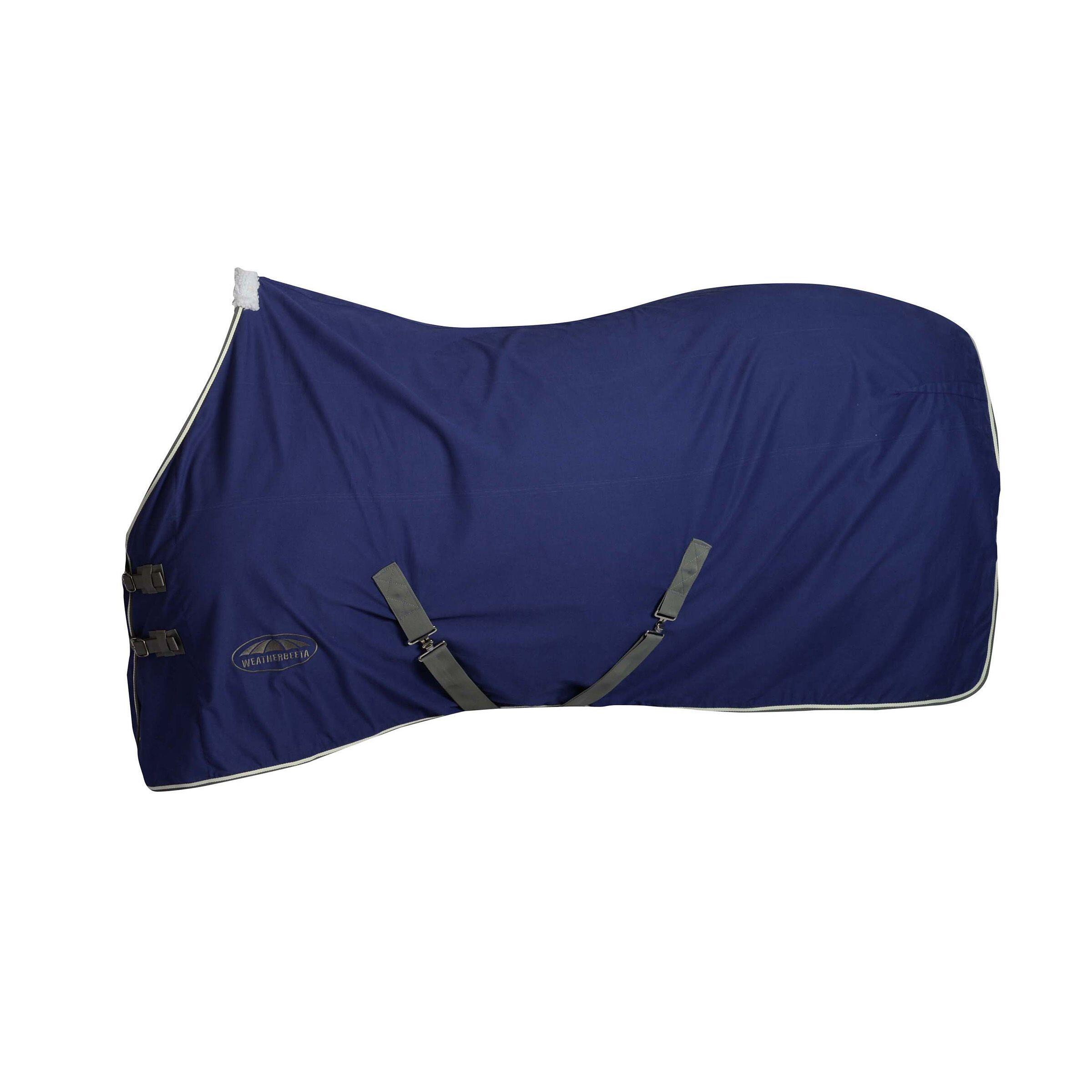 Bawełniana derka dla konia z karabińczykami i standardowym kołnierzem Weatherbee