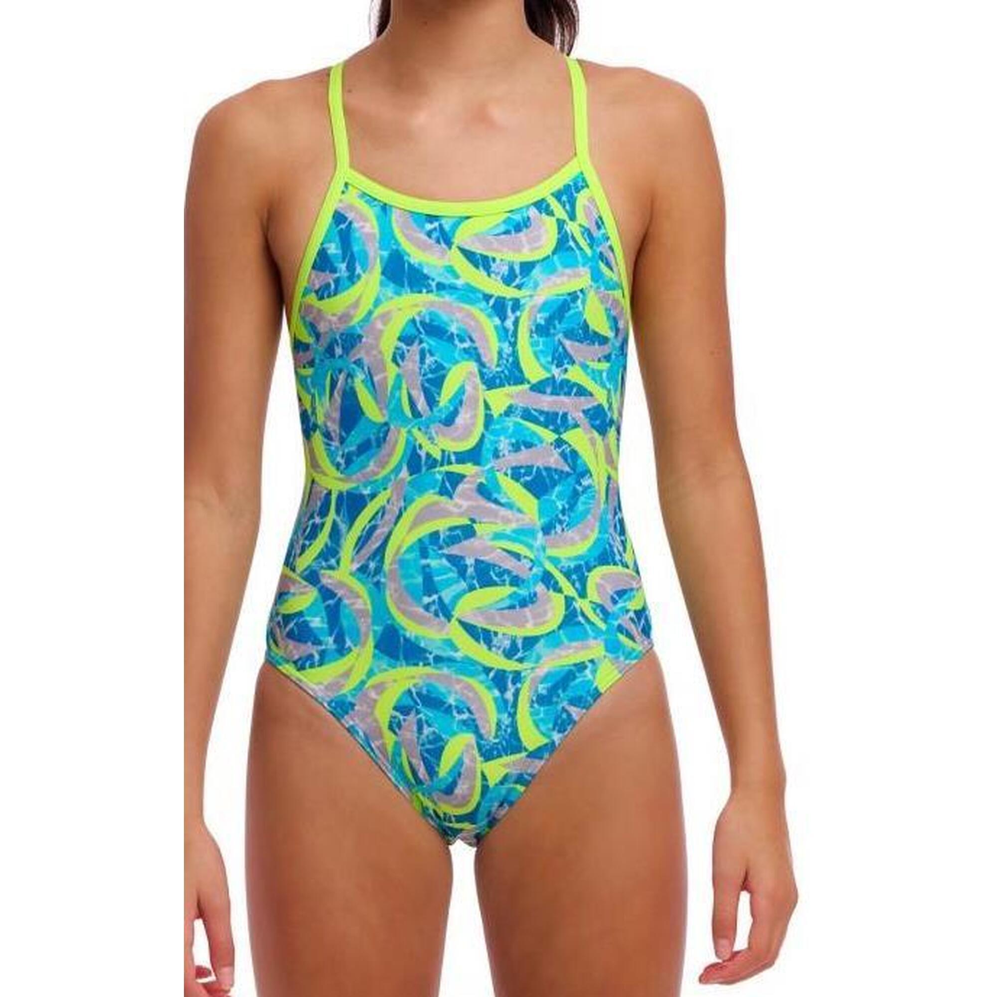 Strój do pływania dziewczęcy Funkita Ice Slicer - Single Strap