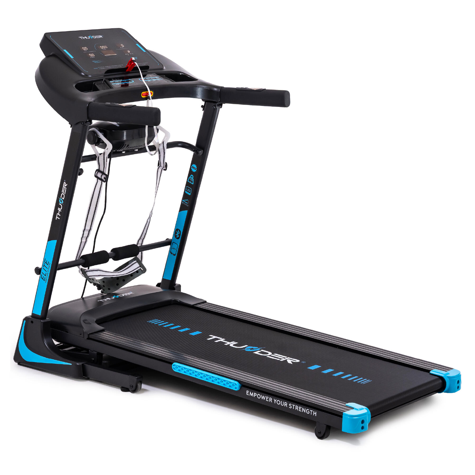 Bieżnia elektryczna do biegania składana Thunder ELITE-DS-BLACK