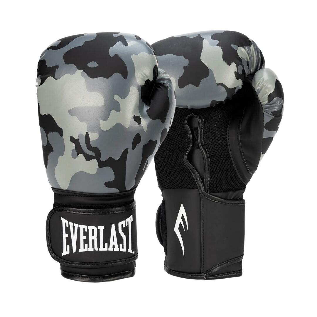 Rękawice bokserskie Everlast SPARK Grey Camo wentylacja siateczkowa 10oz