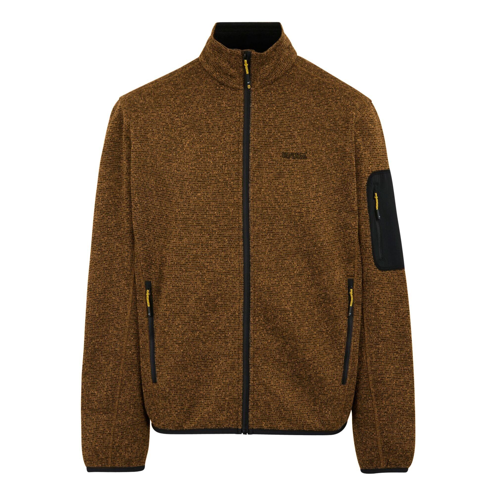 Bluza Polarowa Męska Melanżowy Pełen Suwak Newhill