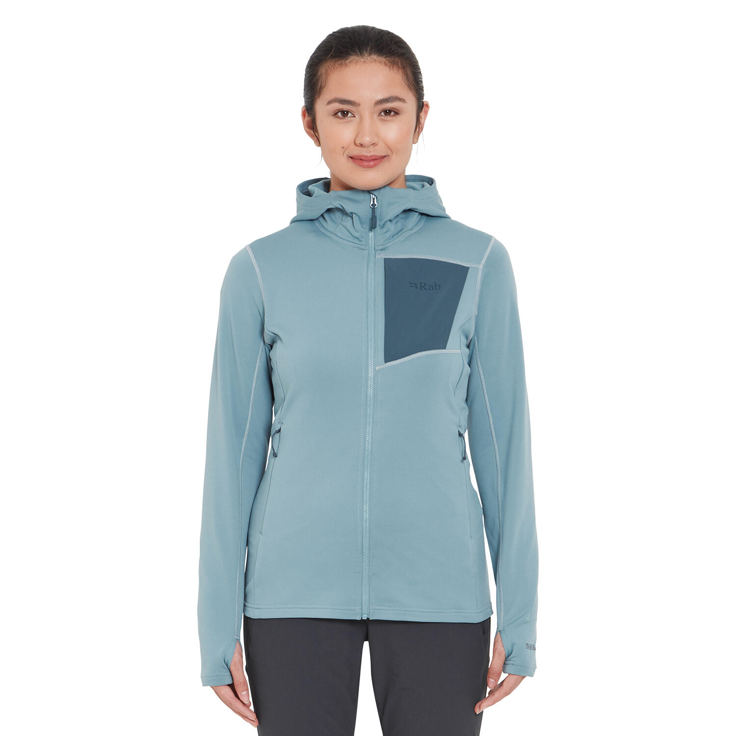 Bluza polarowa damska Rab Women's Superflux Hoody z kapturem