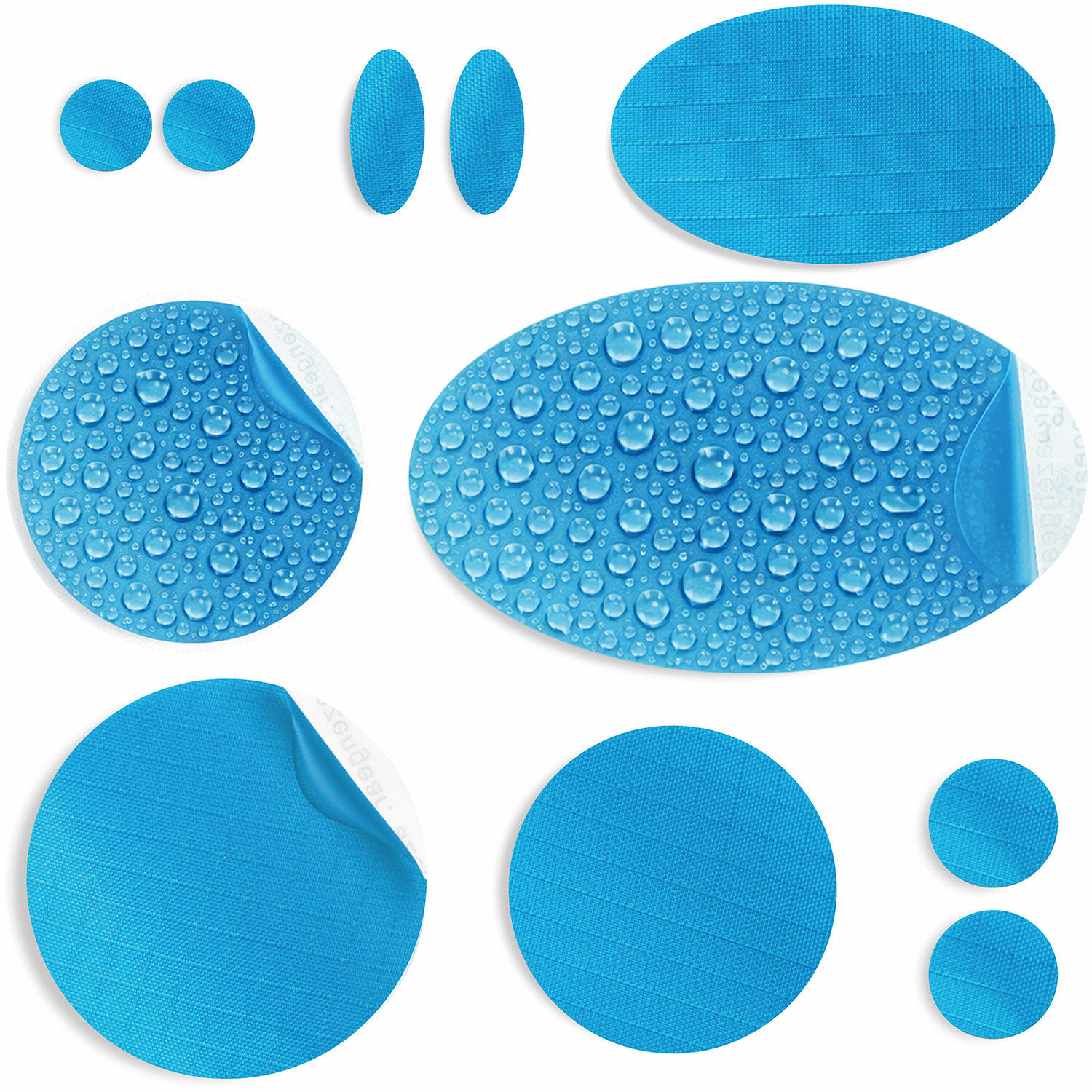 Łatki naprawcze do kurtek puchowych | wodoodporny do łatania dziur (turkusowy)