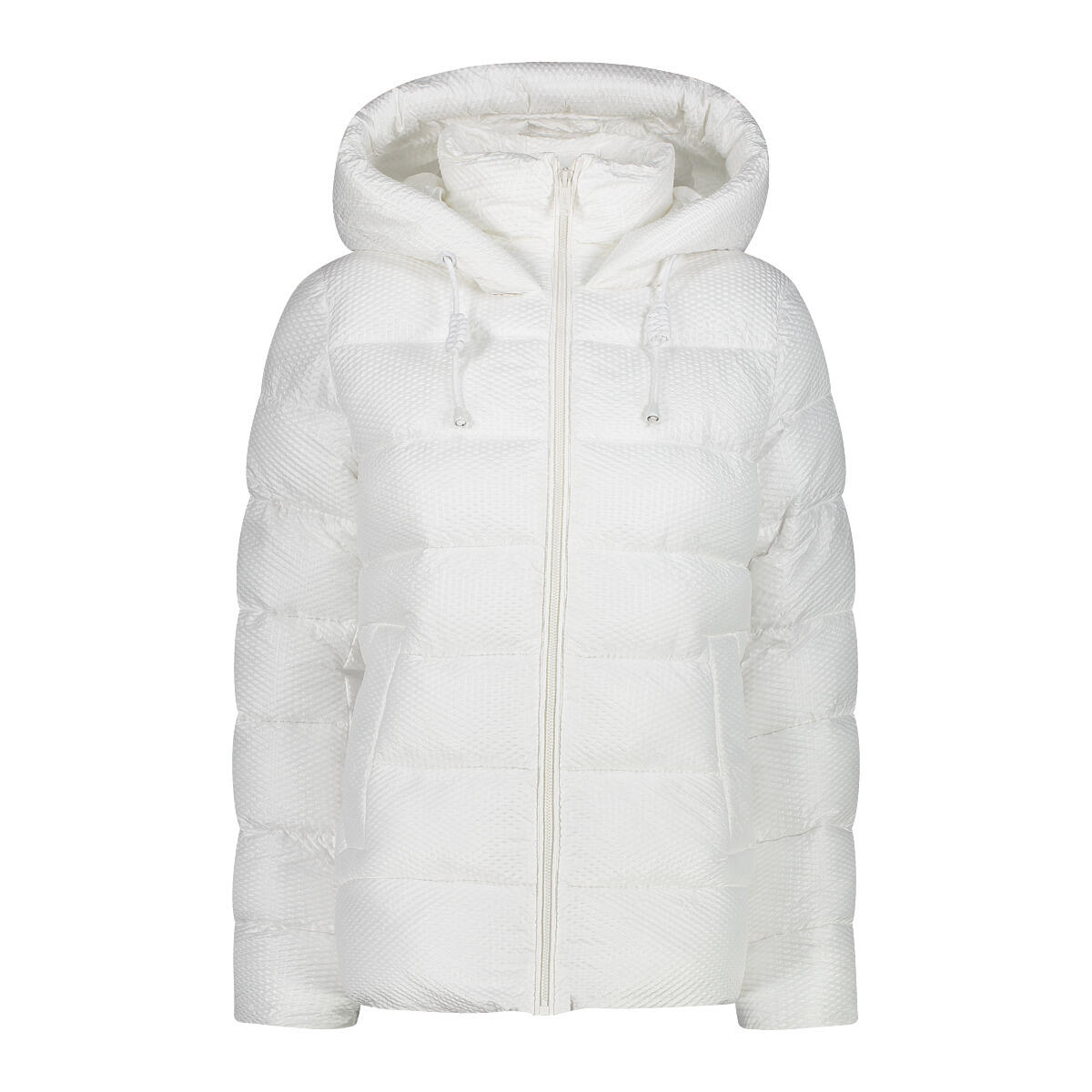 Kurtka puchowa z kapturem z efektem 3D dla kobiet CMP