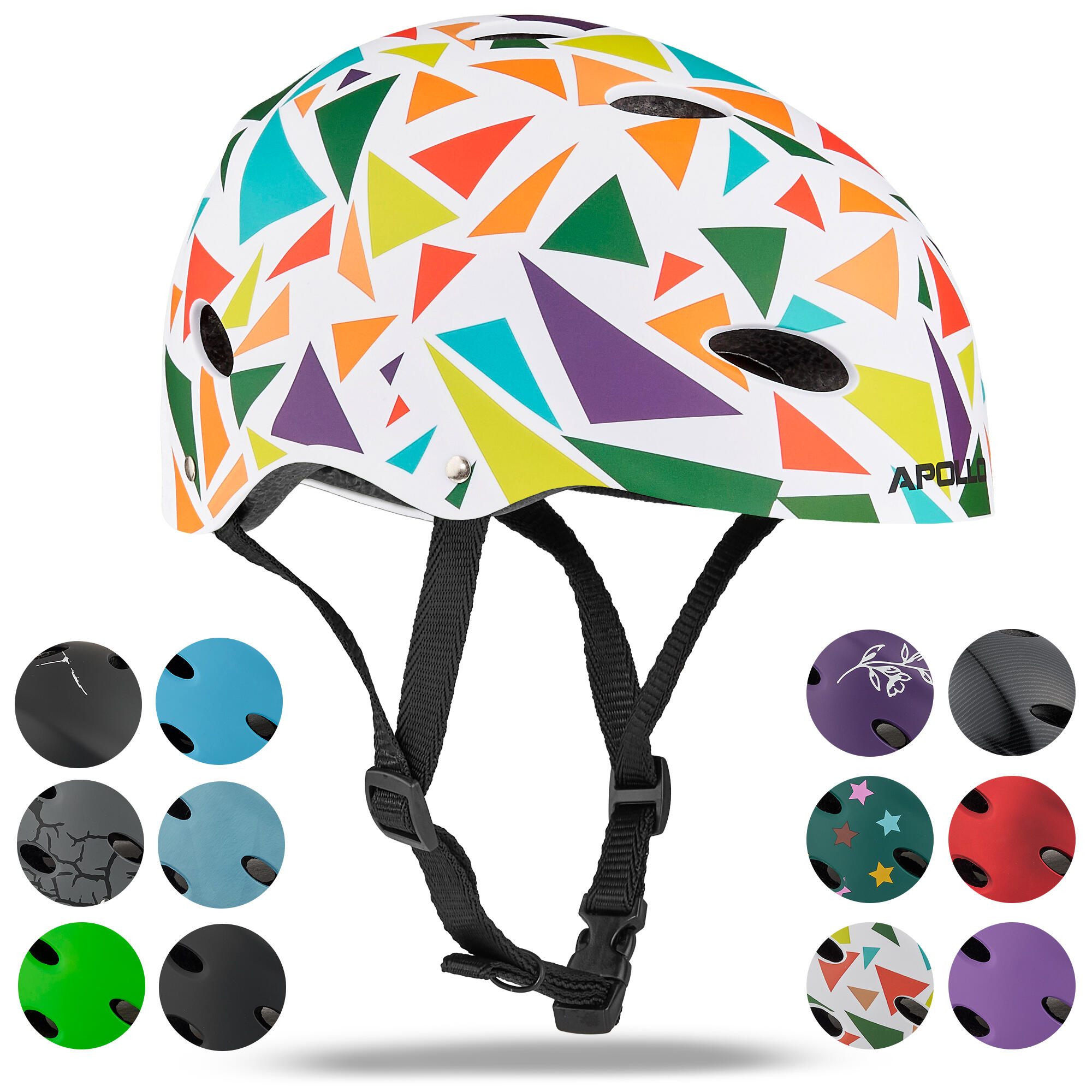 Apollo Kask Skate – regulowany kask multi-sport dla dzieci i dorosłych