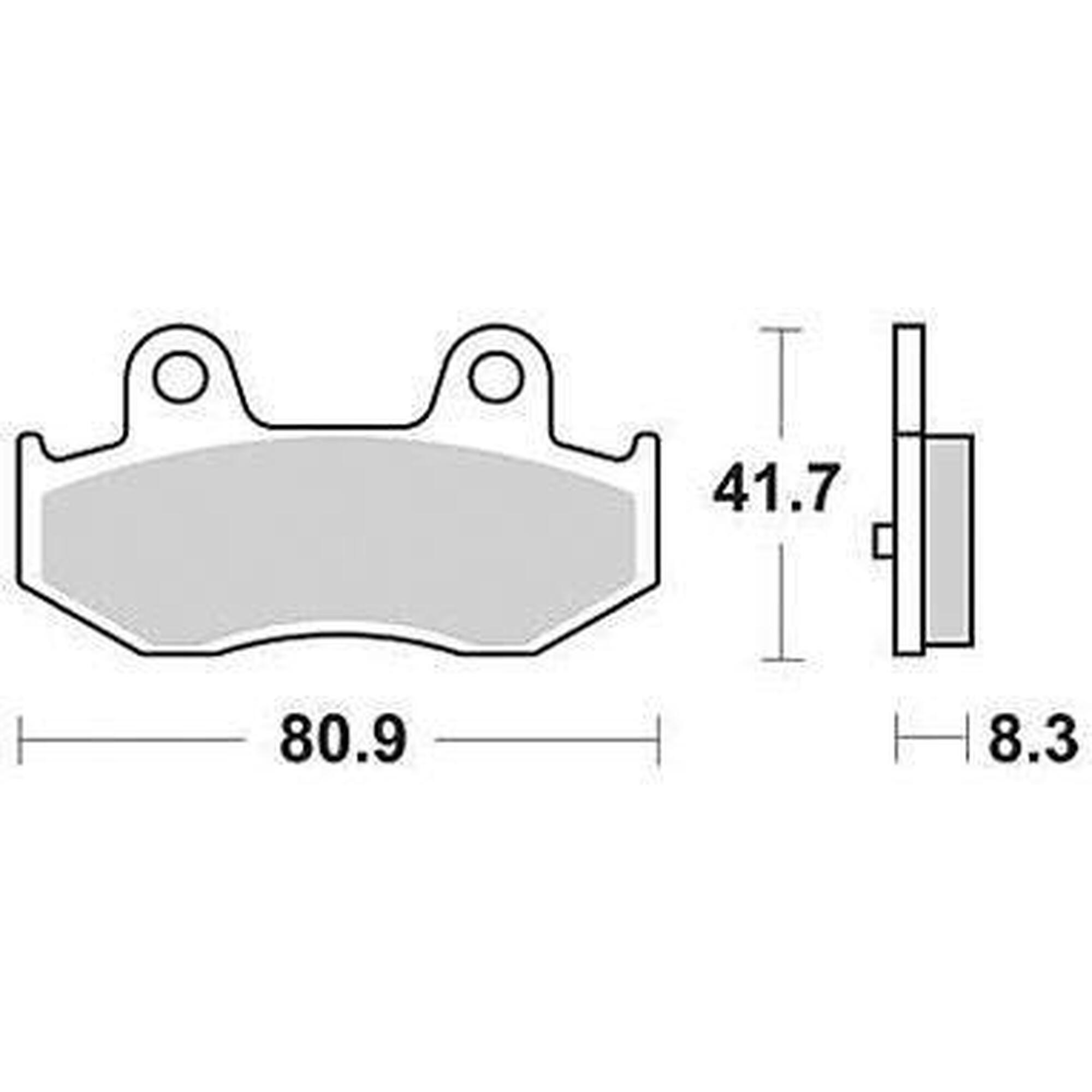 Organiczne klocki hamulcowe Trw MCB 746 - Wysoka jakość