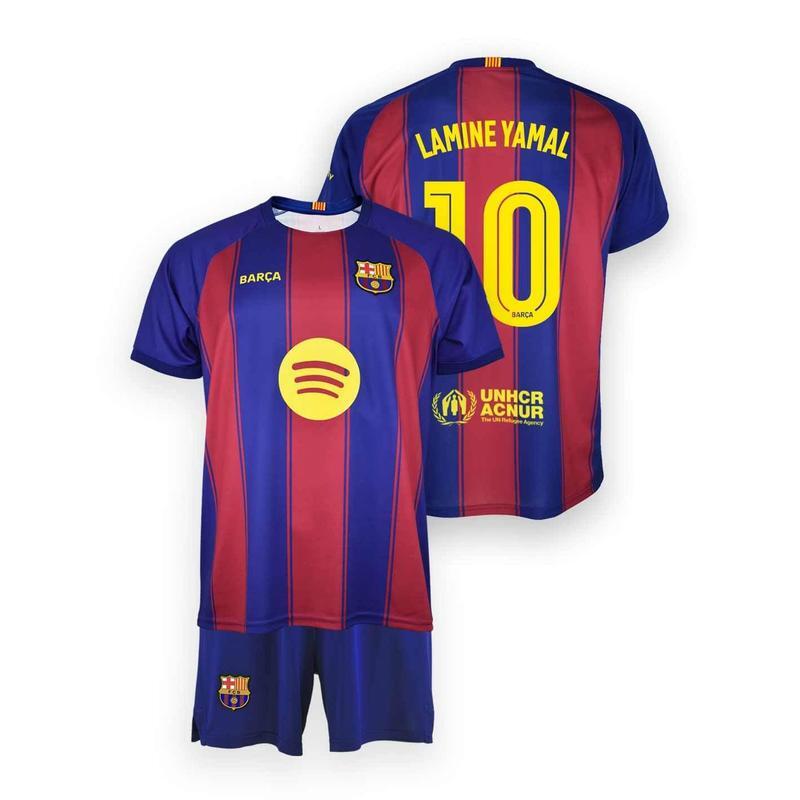 Strój domowy FC Barcelona Junior Lamine Yamal nr 10 2025/26 Blaugrana
