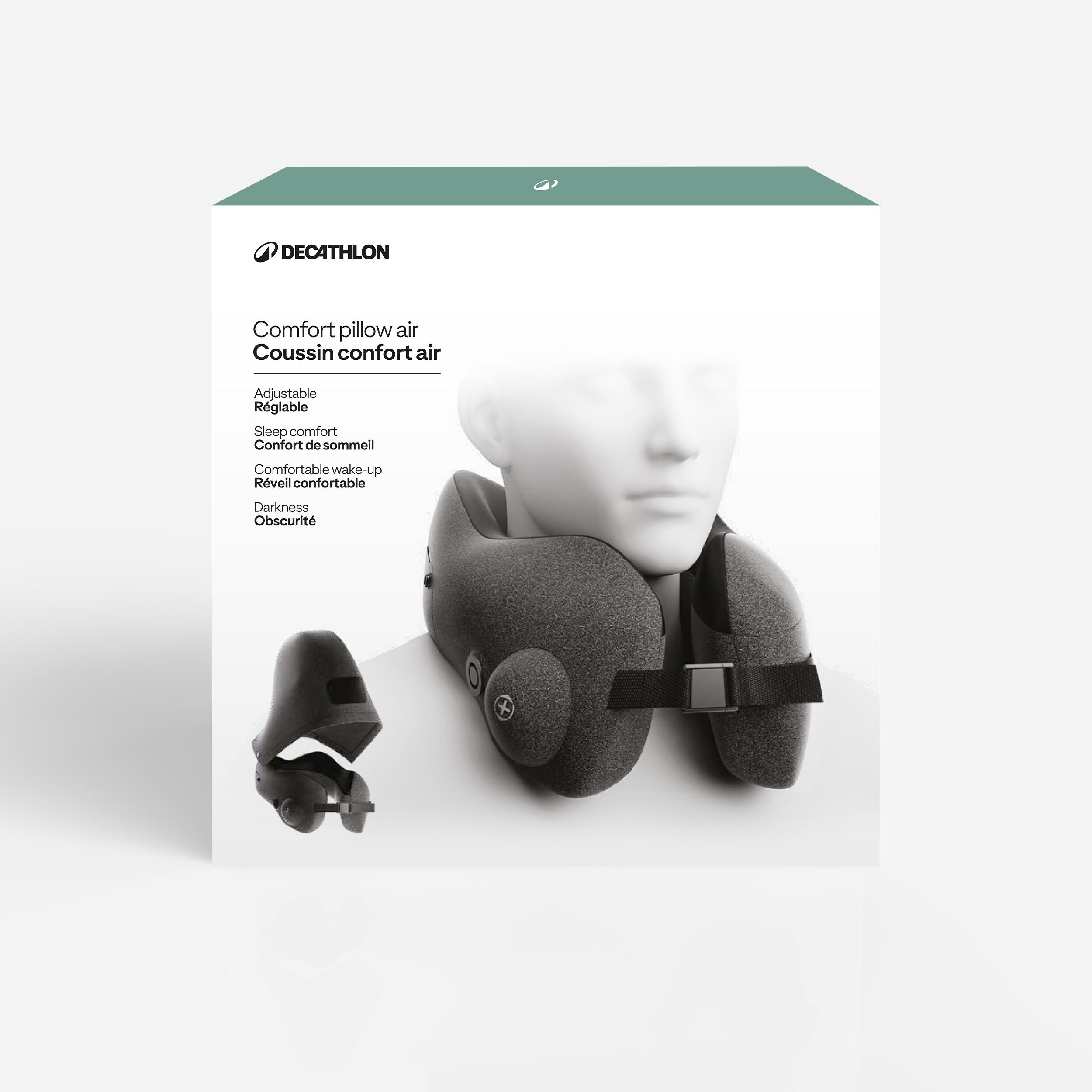 Poduszka na szyję, nadmuchiwana i regulowana