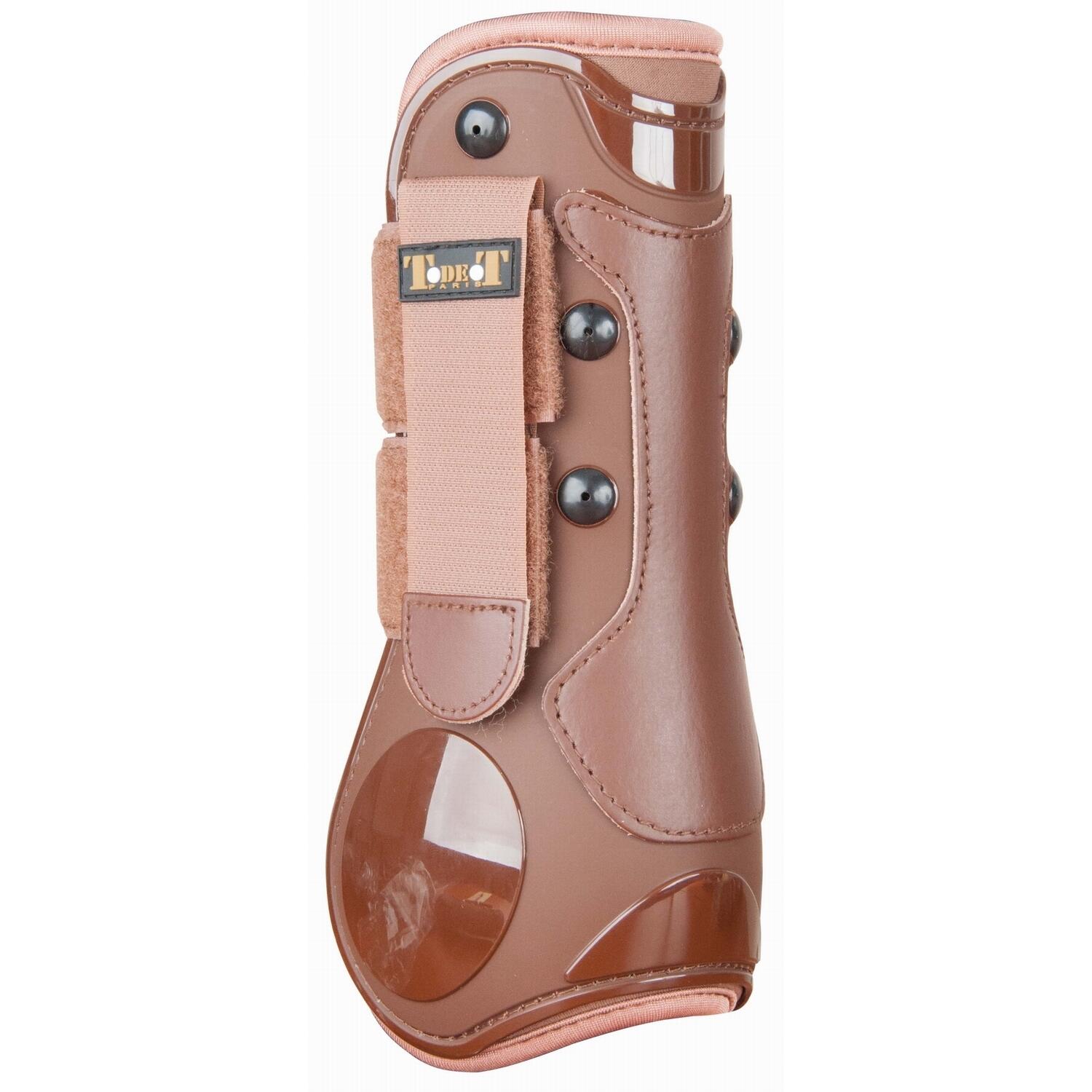 Osłony na kopyta dla koni z powłoką i skórą T de T