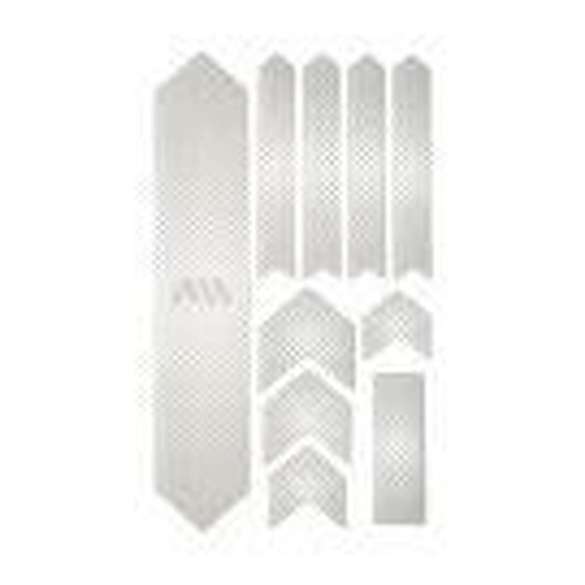 Zestaw ochronny na ramę - EXTRA 10 sztuk - Drops/Biały