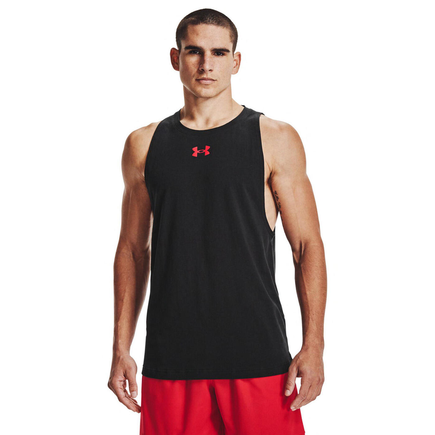 Koszulka koszykarska męska Under Armour Baseline Cotton